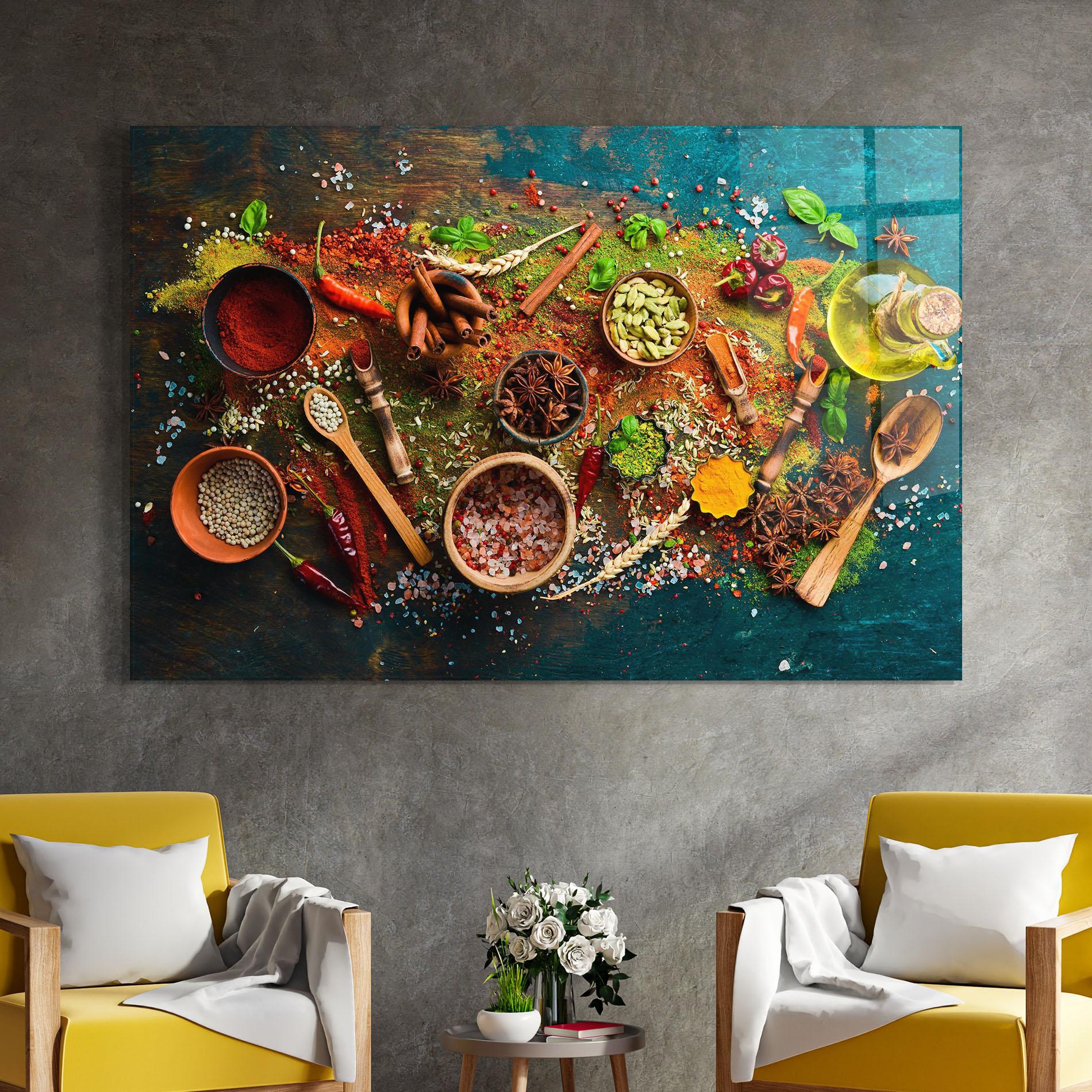 Glasbild Seasonings Mix mockup 4