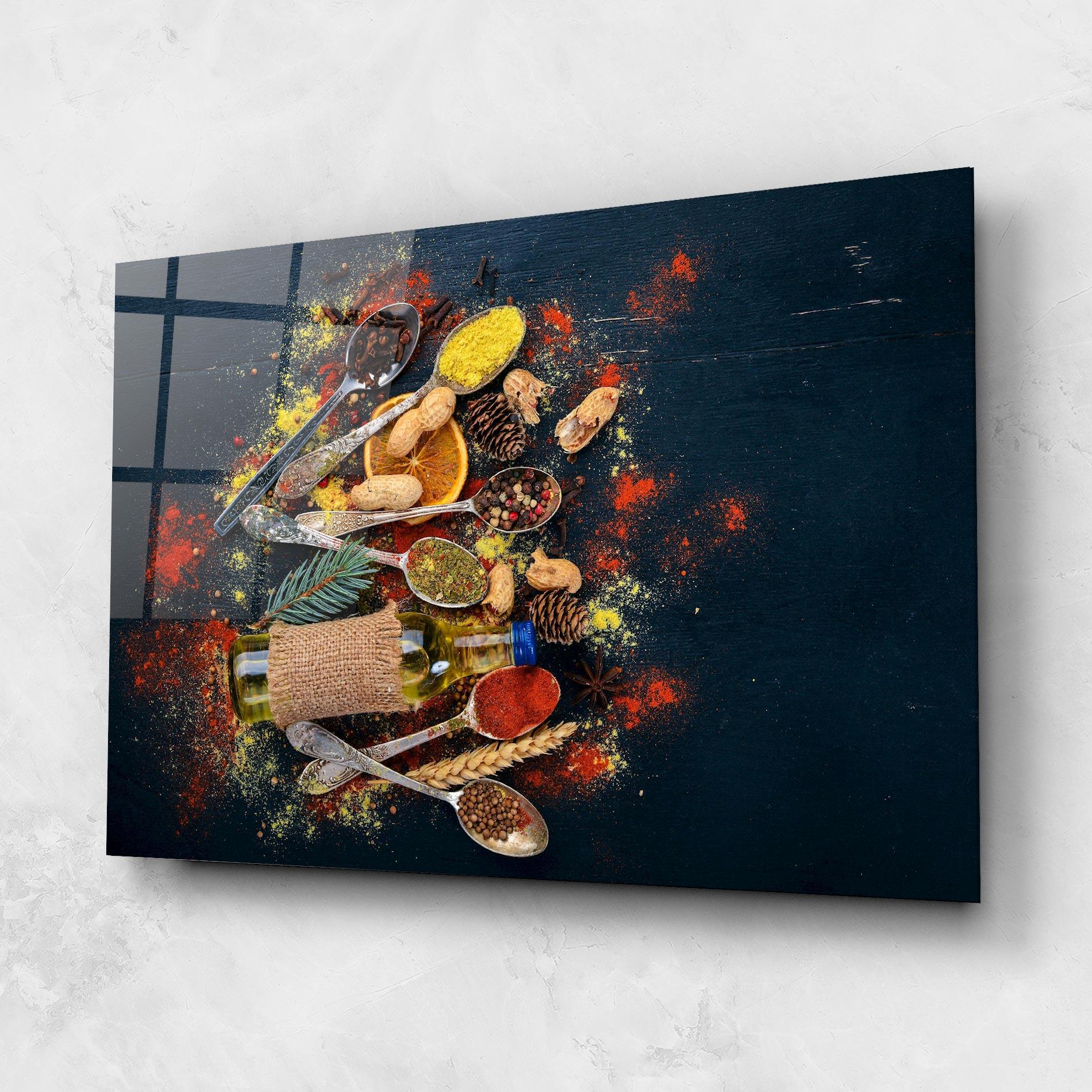 Glasbild Indian Cuisine mockup 1