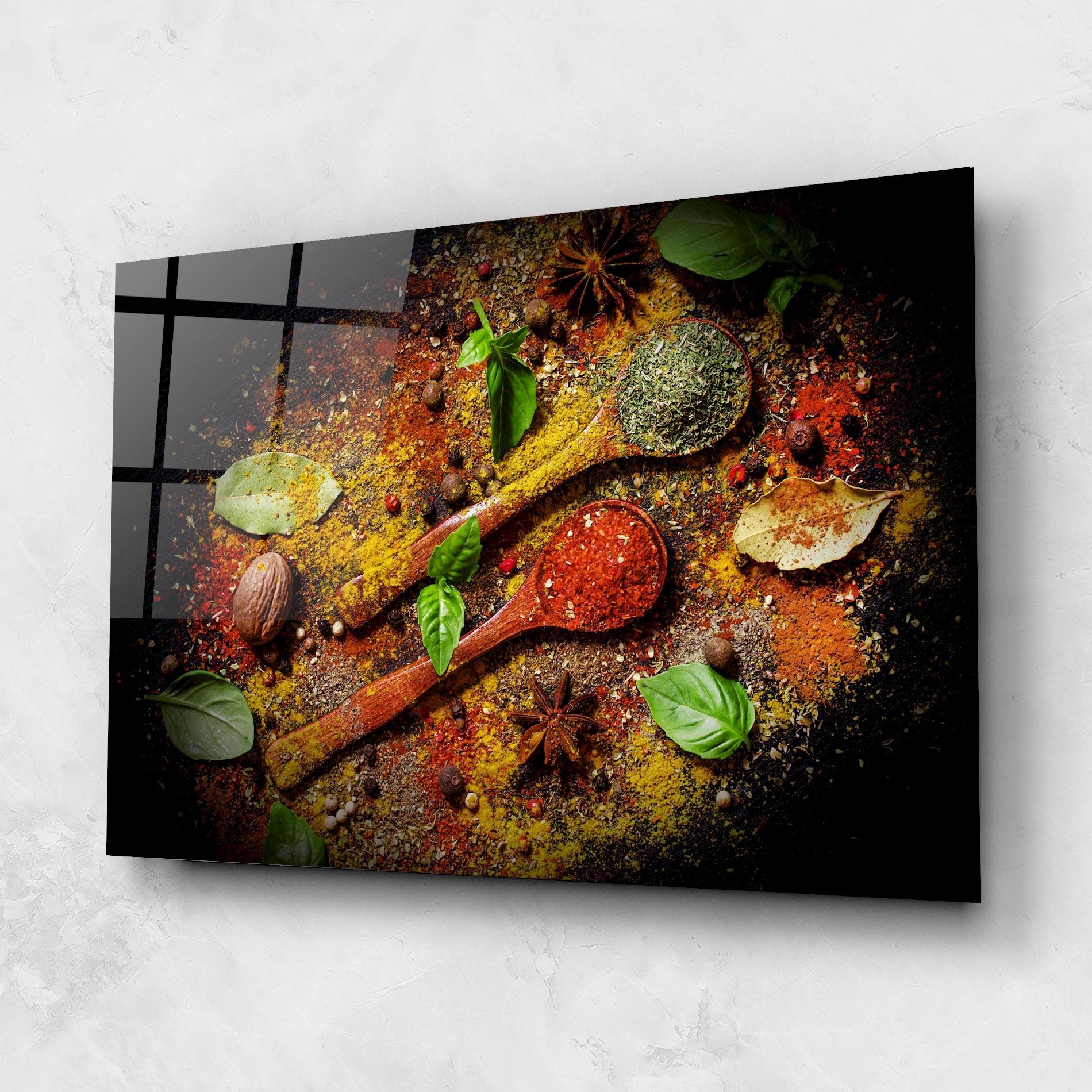 Glasbild Oriental Spices mockup 1