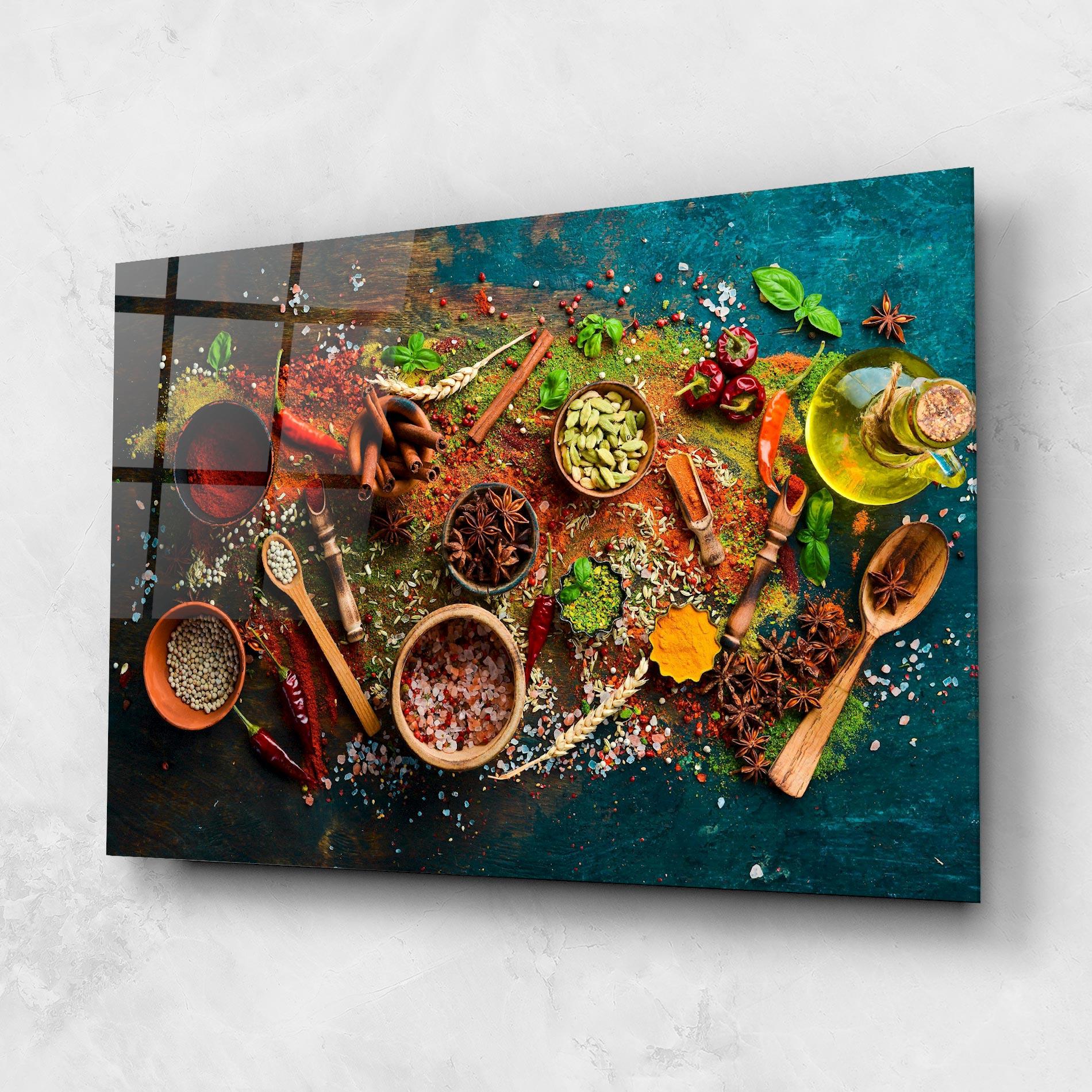 Glasbild Seasonings Mix mockup 1