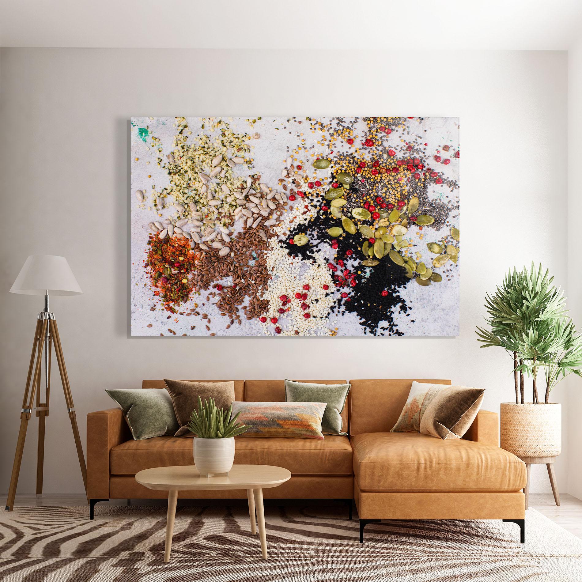 Glasbild Different Seeds mockup 7