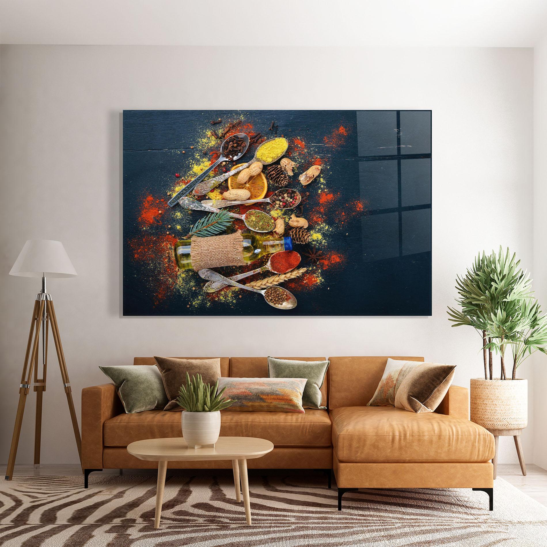 Glasbild Indian Cuisine mockup 7