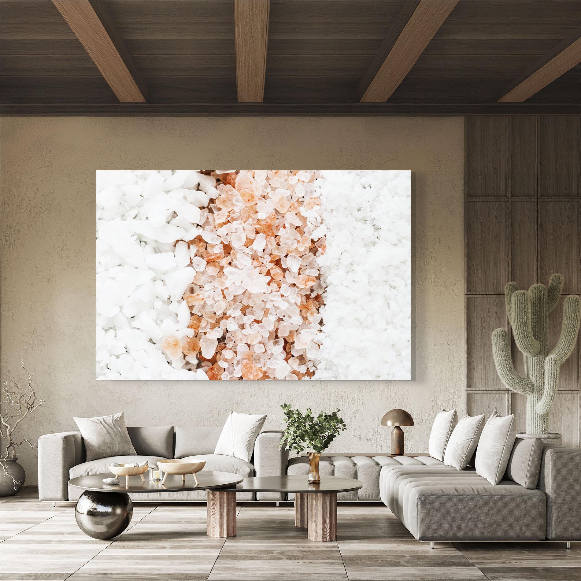 Glasbild Closeup Mixed Salt mockup 8