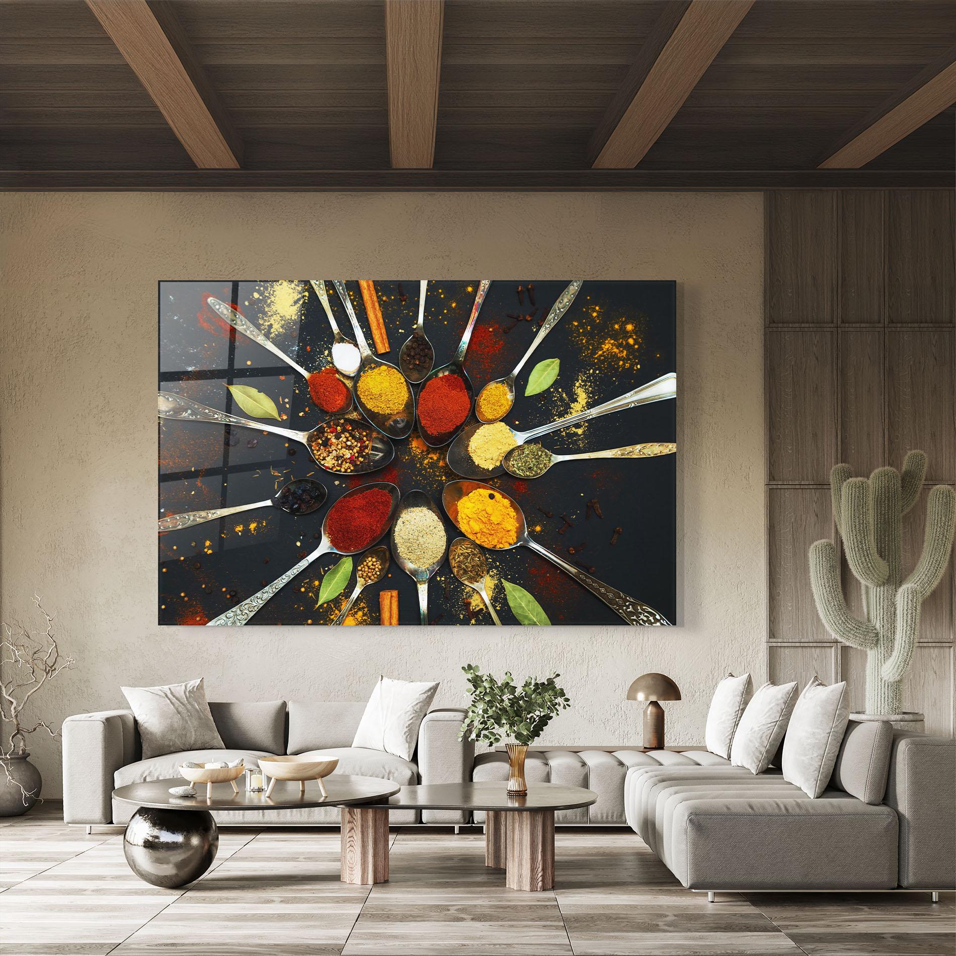 Glasbild Cooking Spoons mockup 8