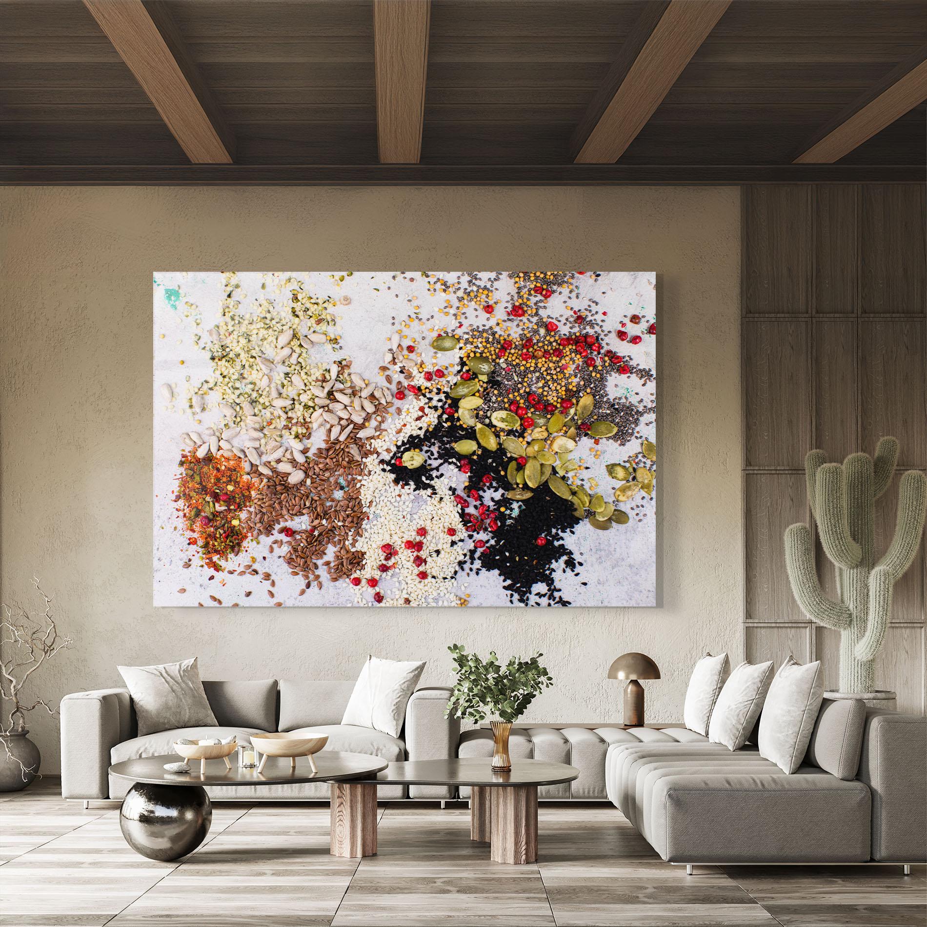 Glasbild Different Seeds mockup 8