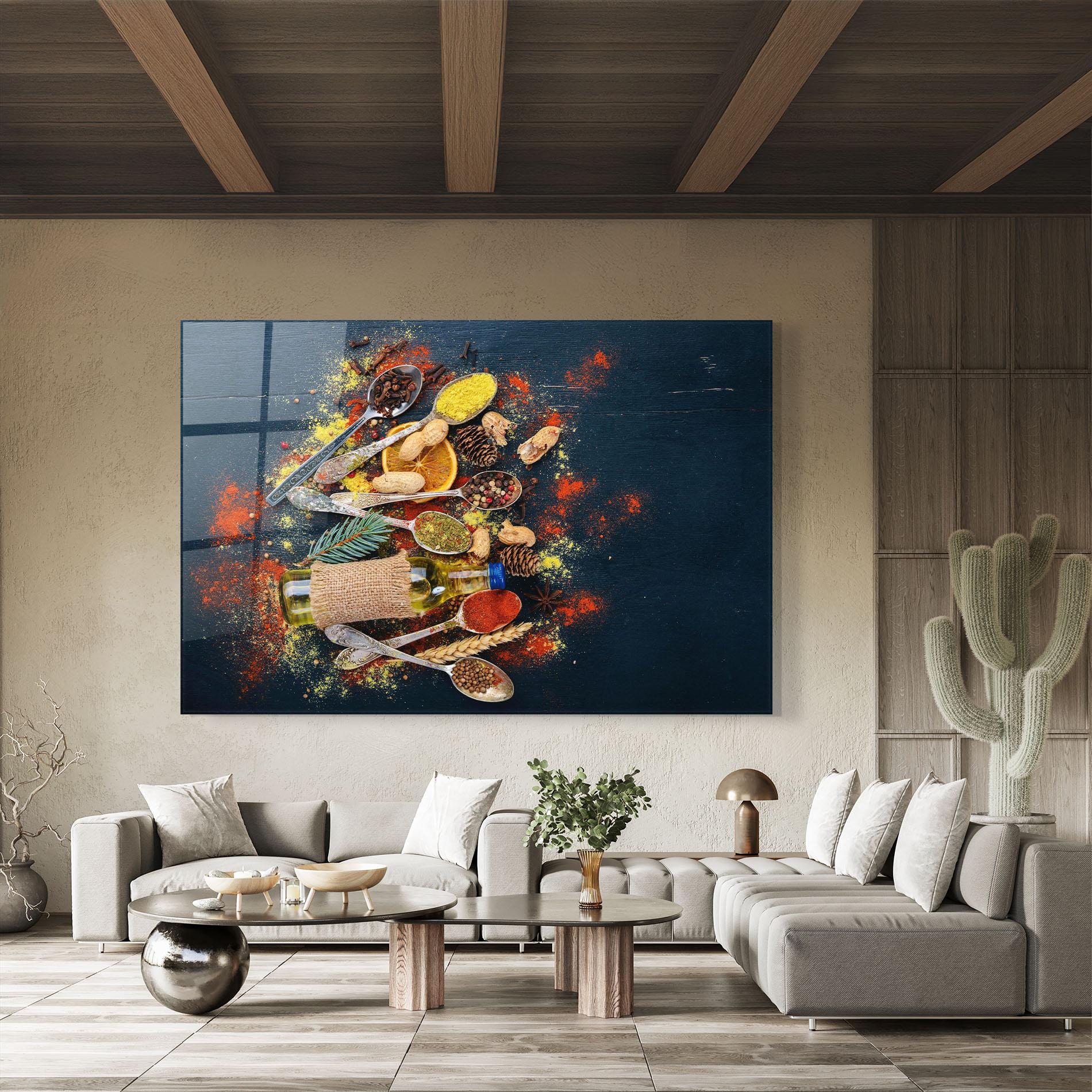 Glasbild Indian Cuisine mockup 8