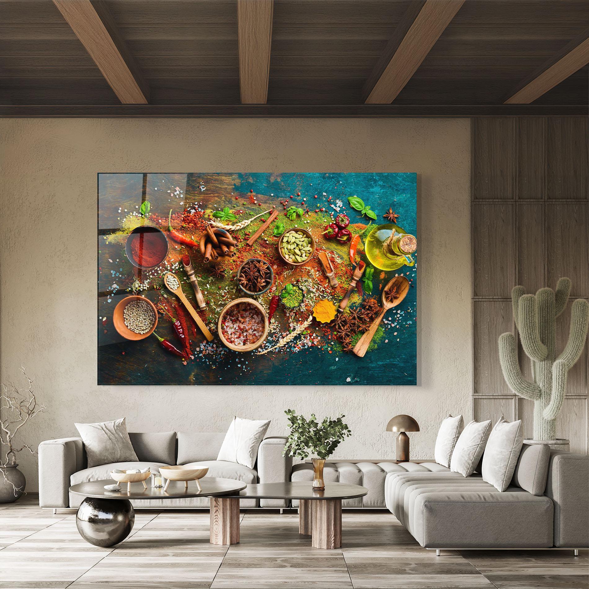 Glasbild Seasonings Mix mockup 8