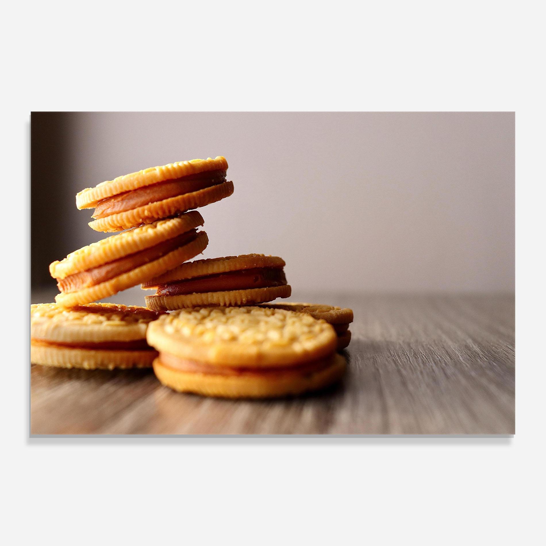Glasbild Biscuits mockup 0