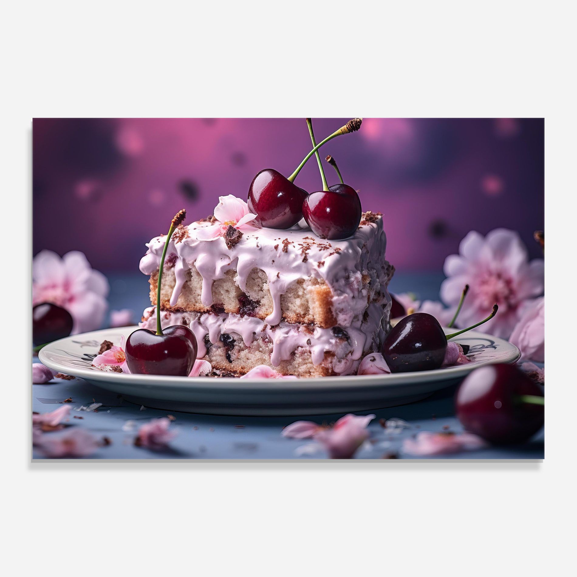 Cherries Plate mockup 0