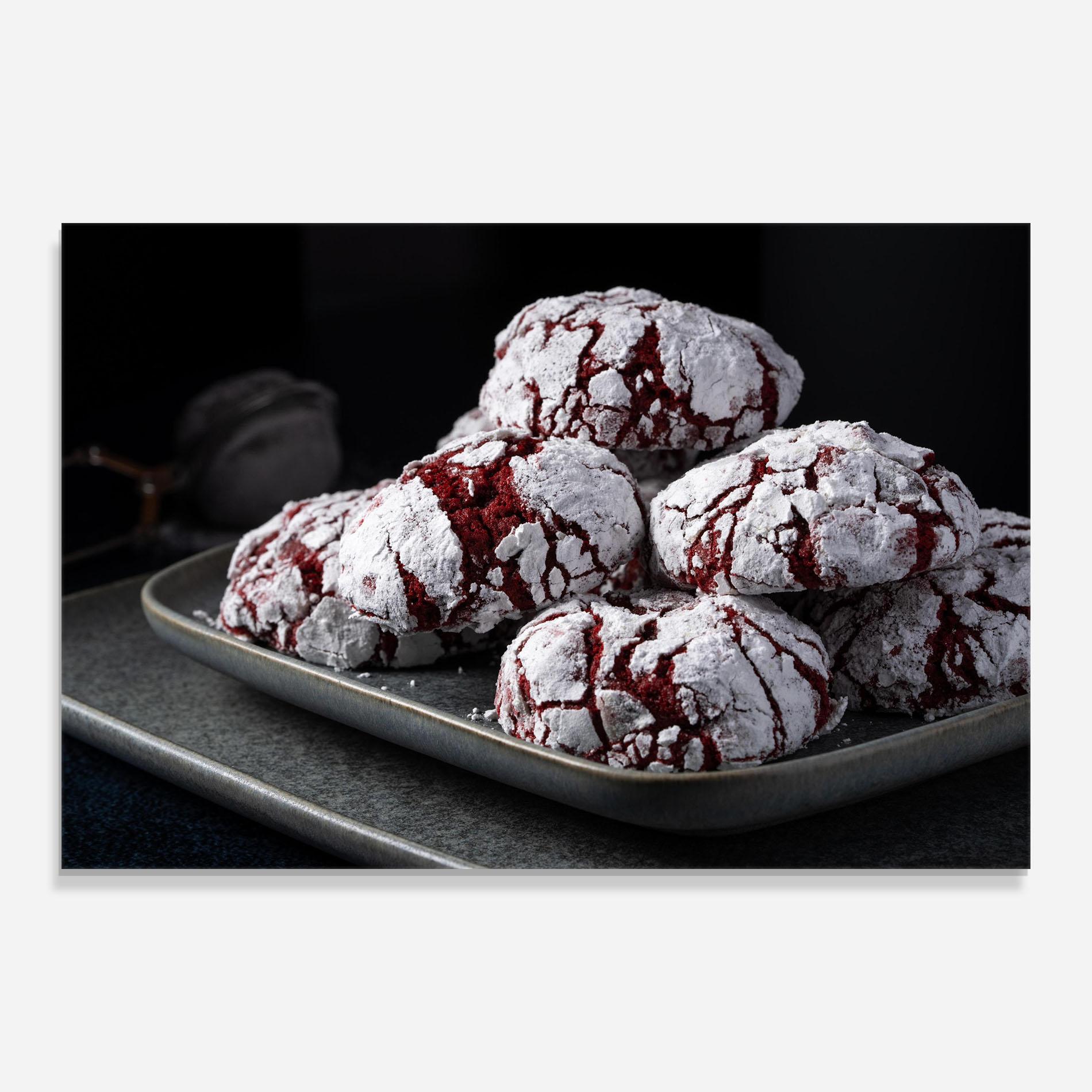 Glasbild Cherry Cookie mockup 0