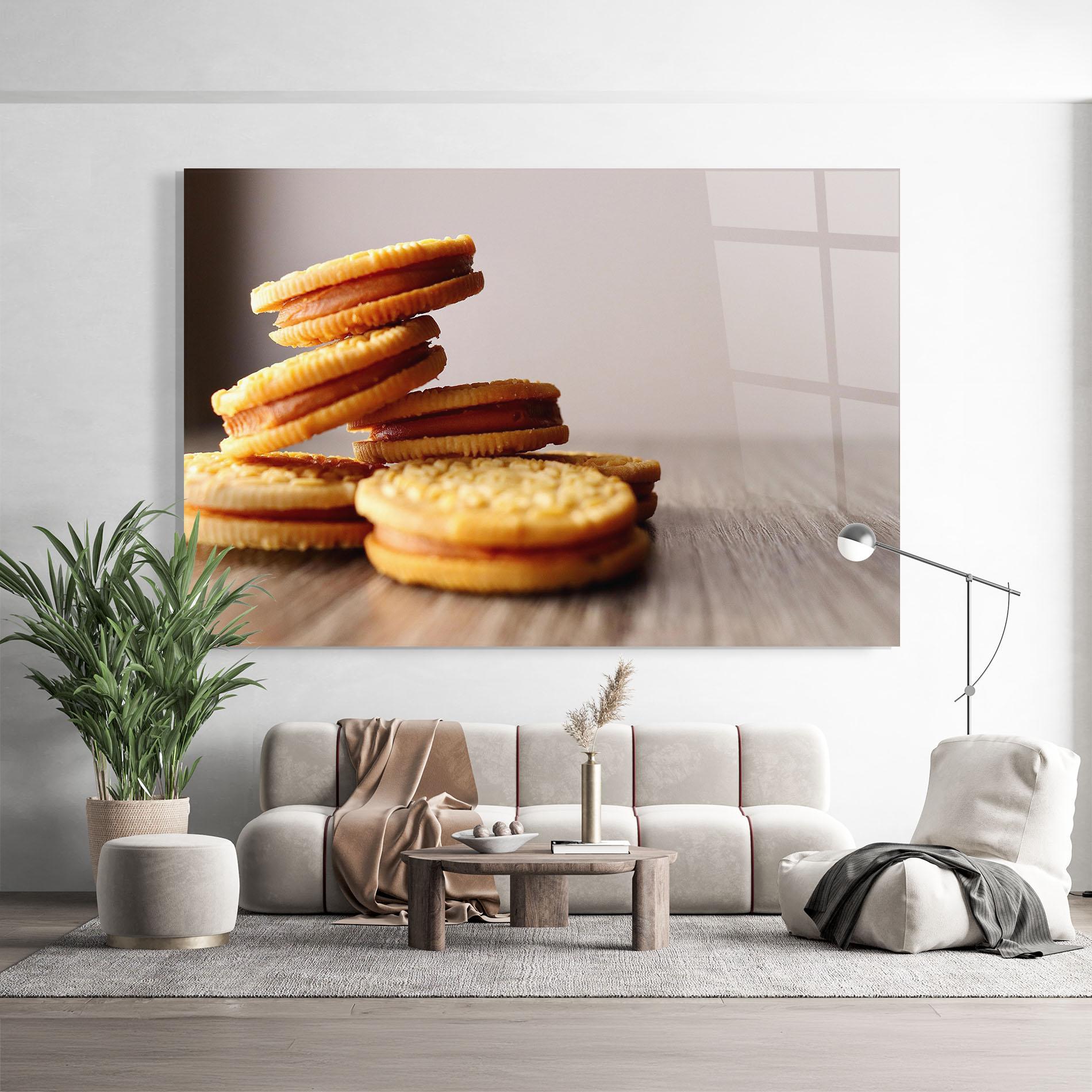 Glasbild Biscuits mockup 9