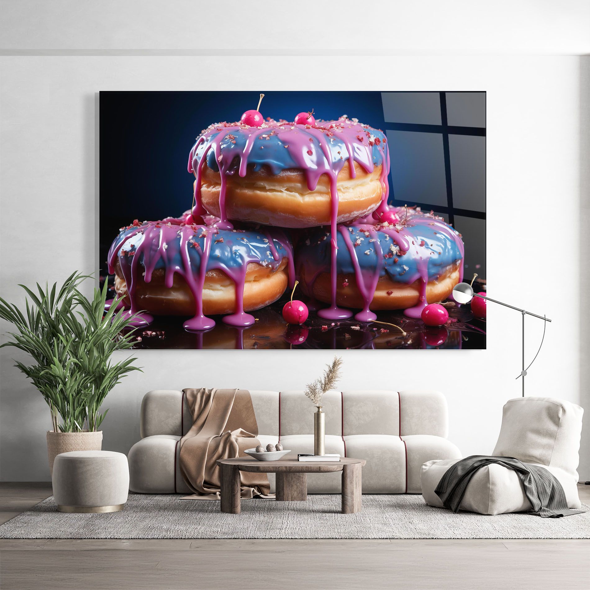 Blue Pink Donuts mockup 9