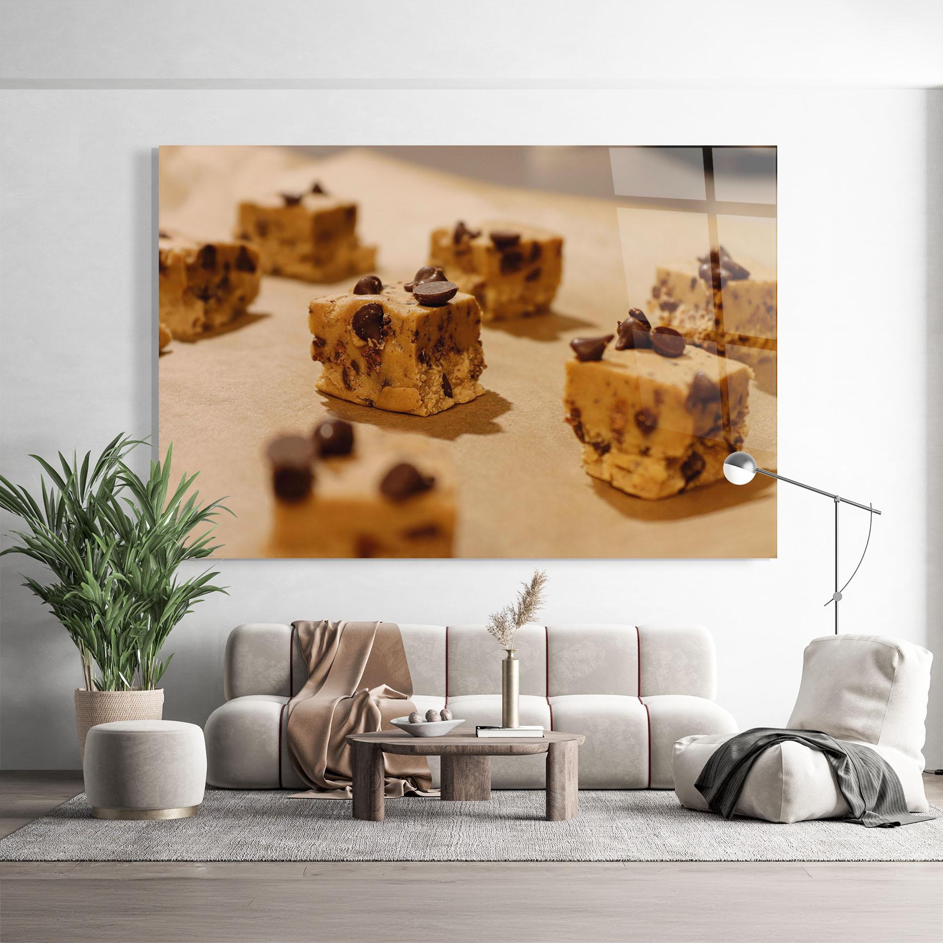 Glasbild Caramel Cake mockup 9