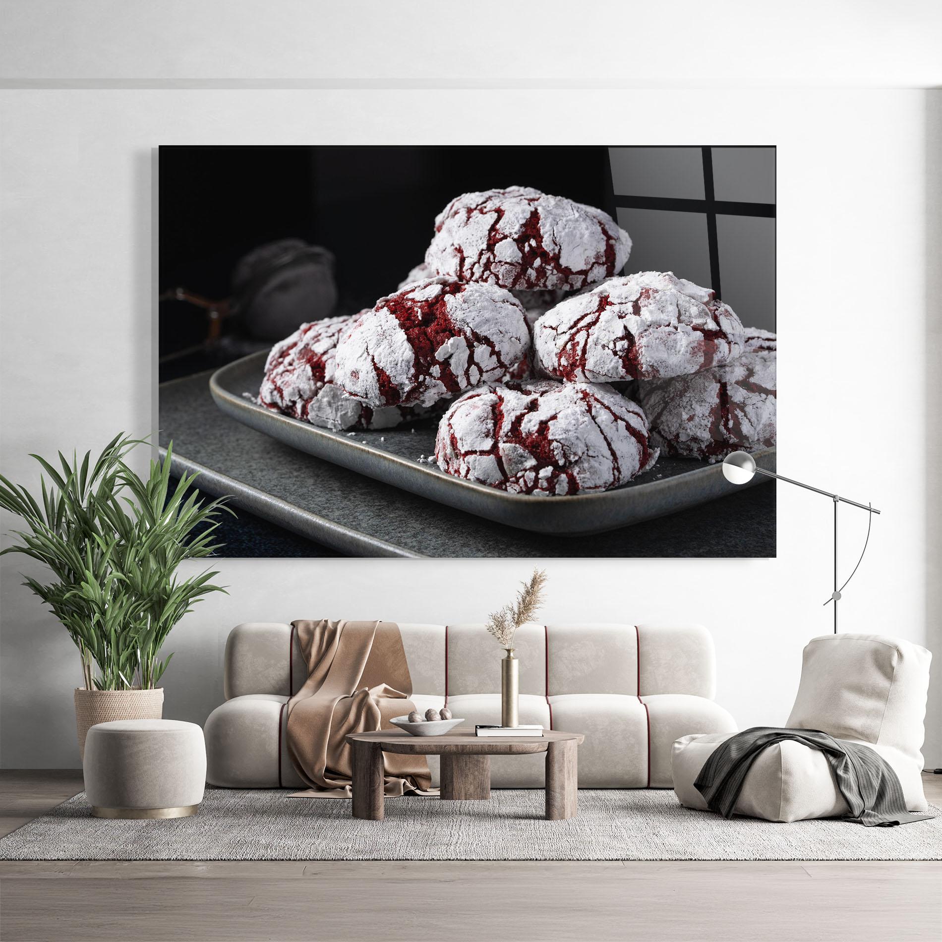 Glasbild Cherry Cookie mockup 9