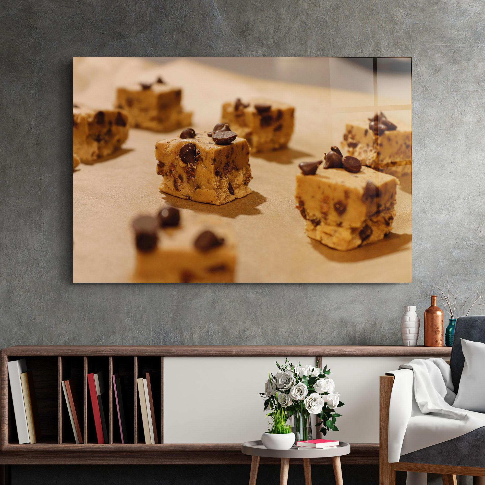 Glasbild Caramel Cake mockup 2