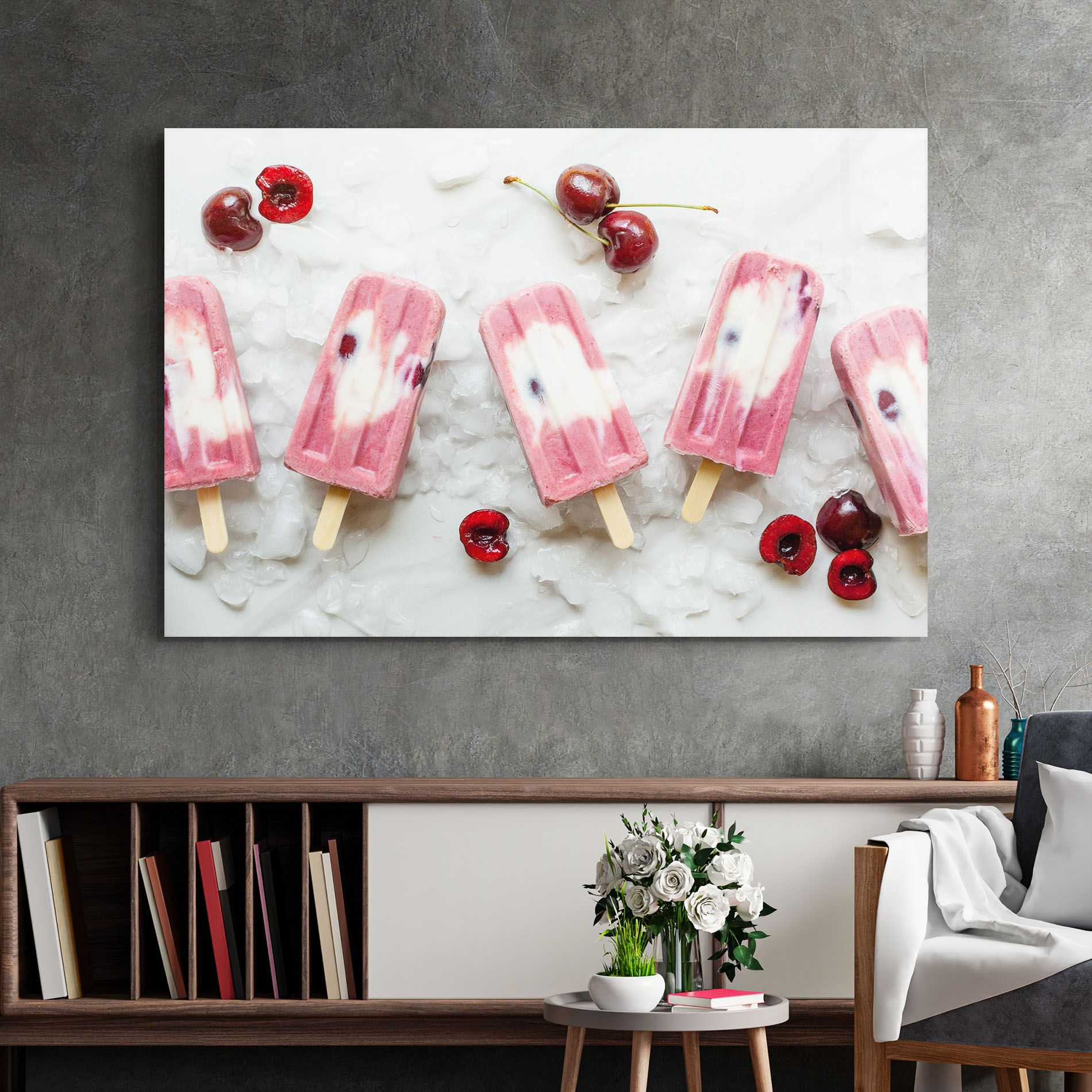 Cherry Ice Cream mockup 2