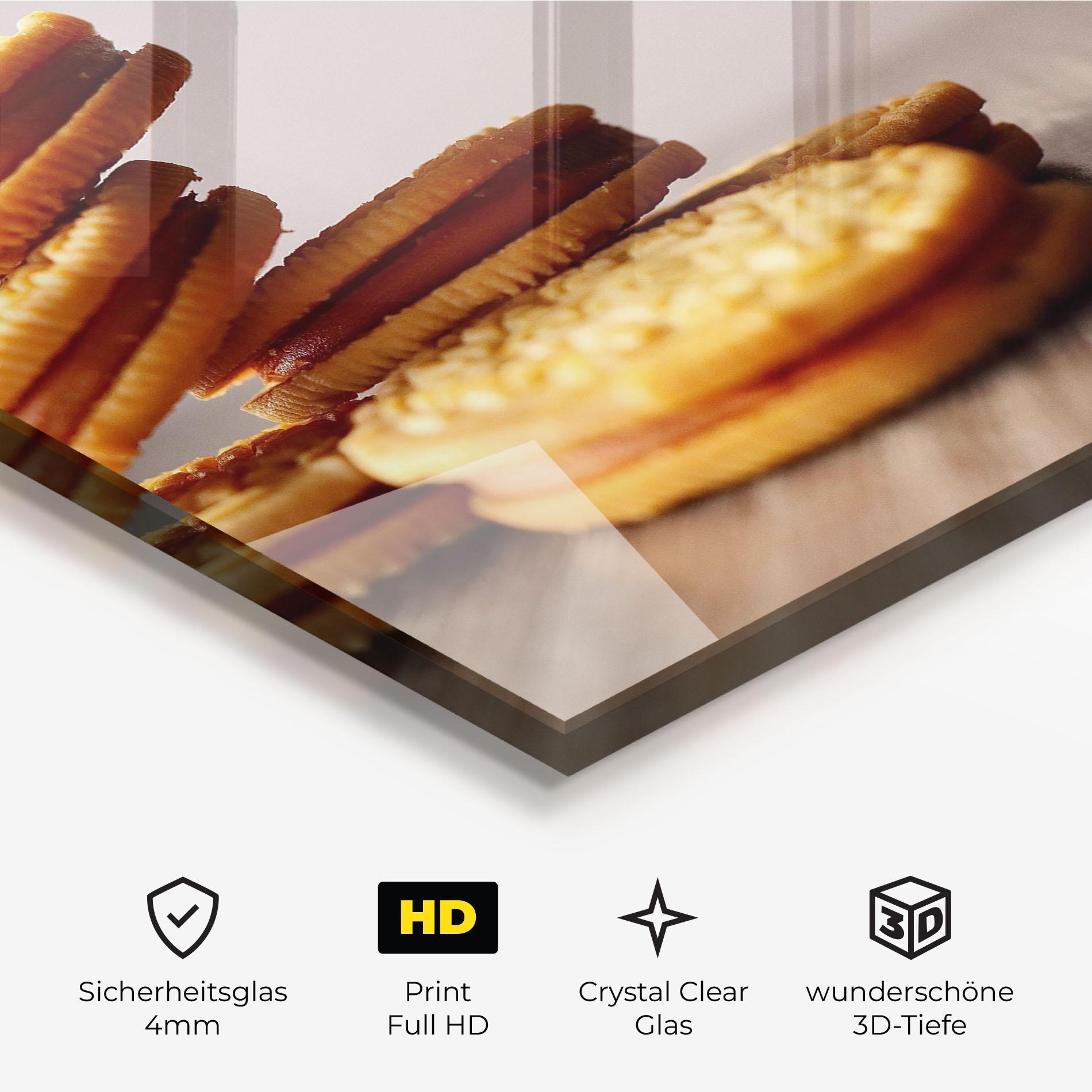 Glasbild Biscuits mockup 3