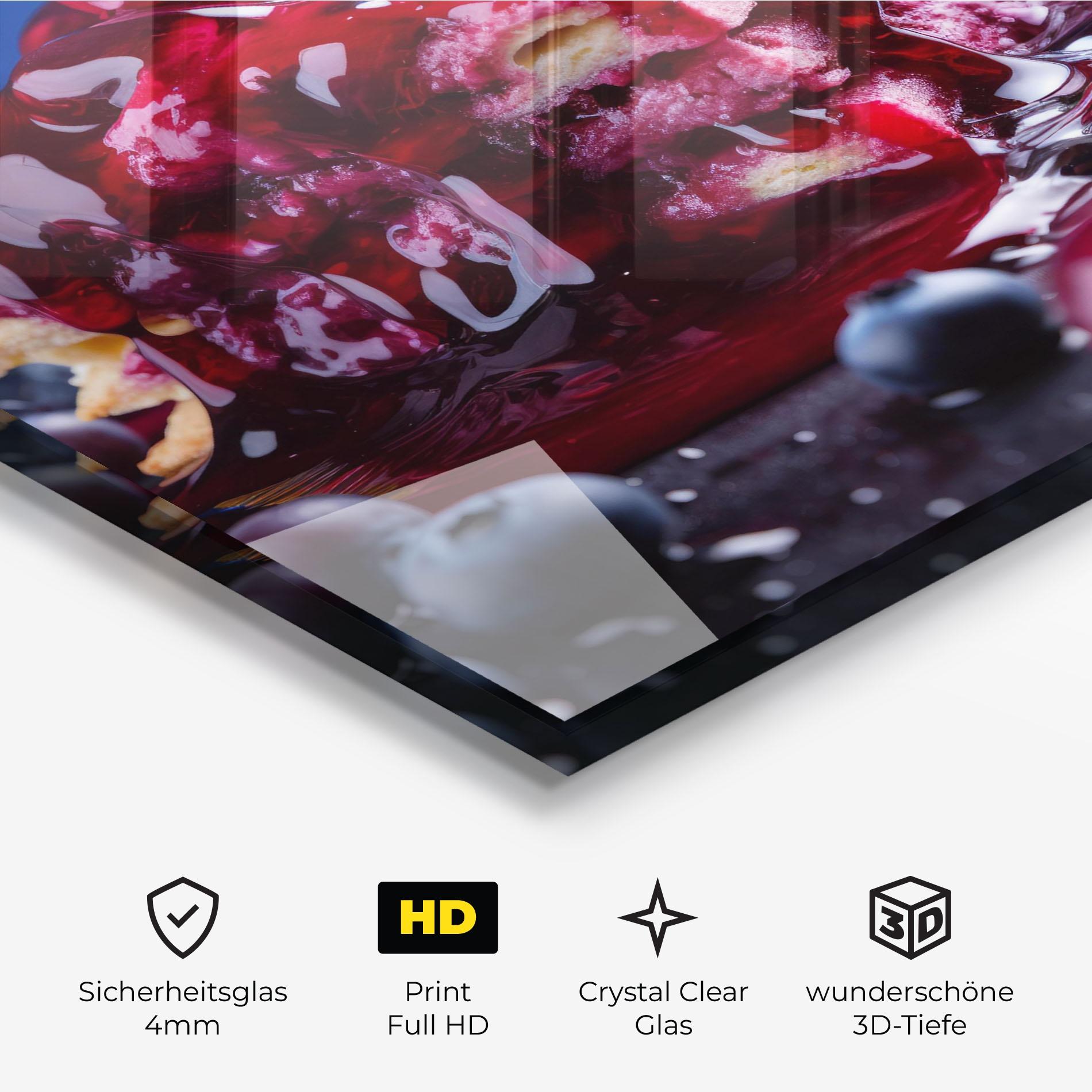 Glasbild Blueberry Syrup mockup 3