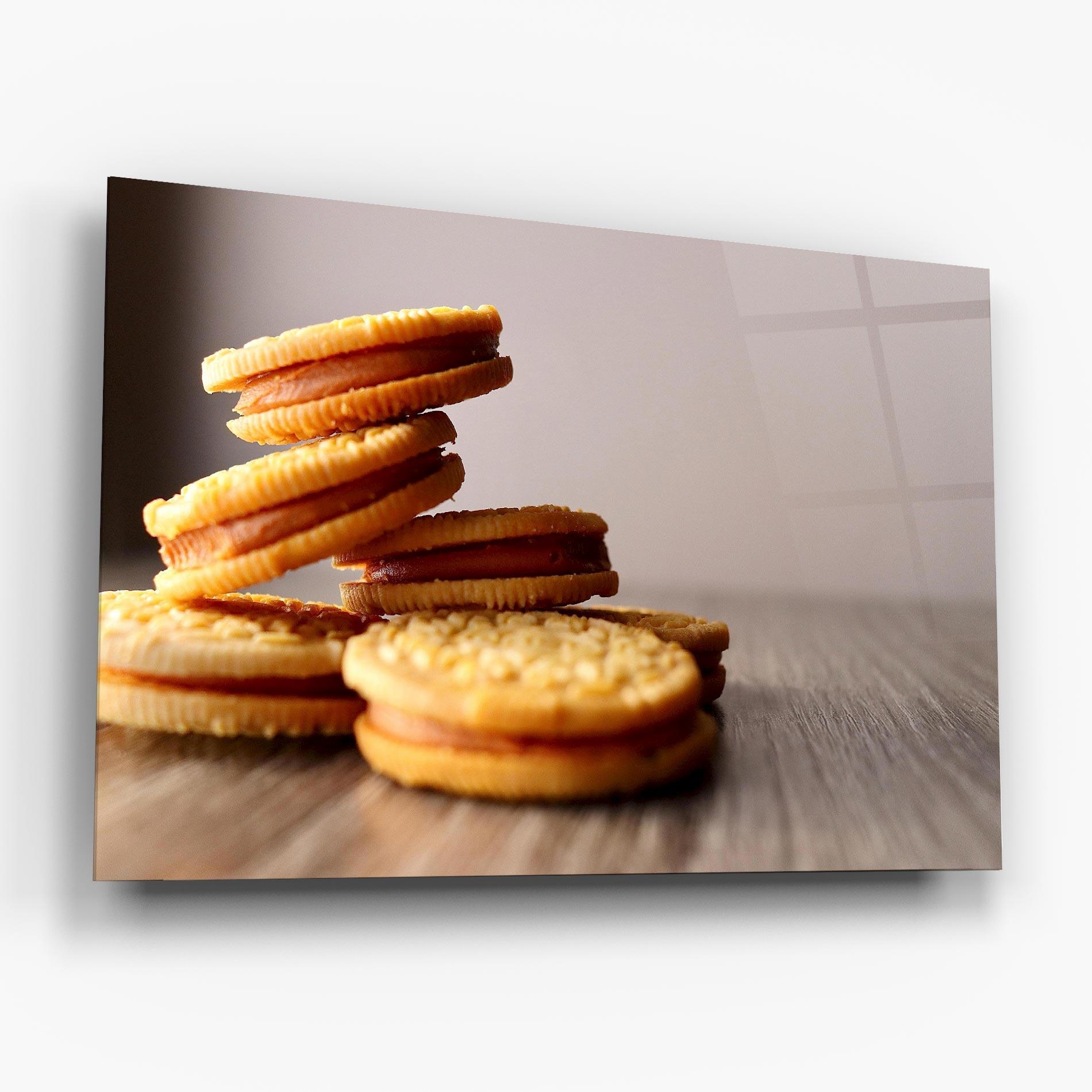 Glasbild Biscuits mockup 6