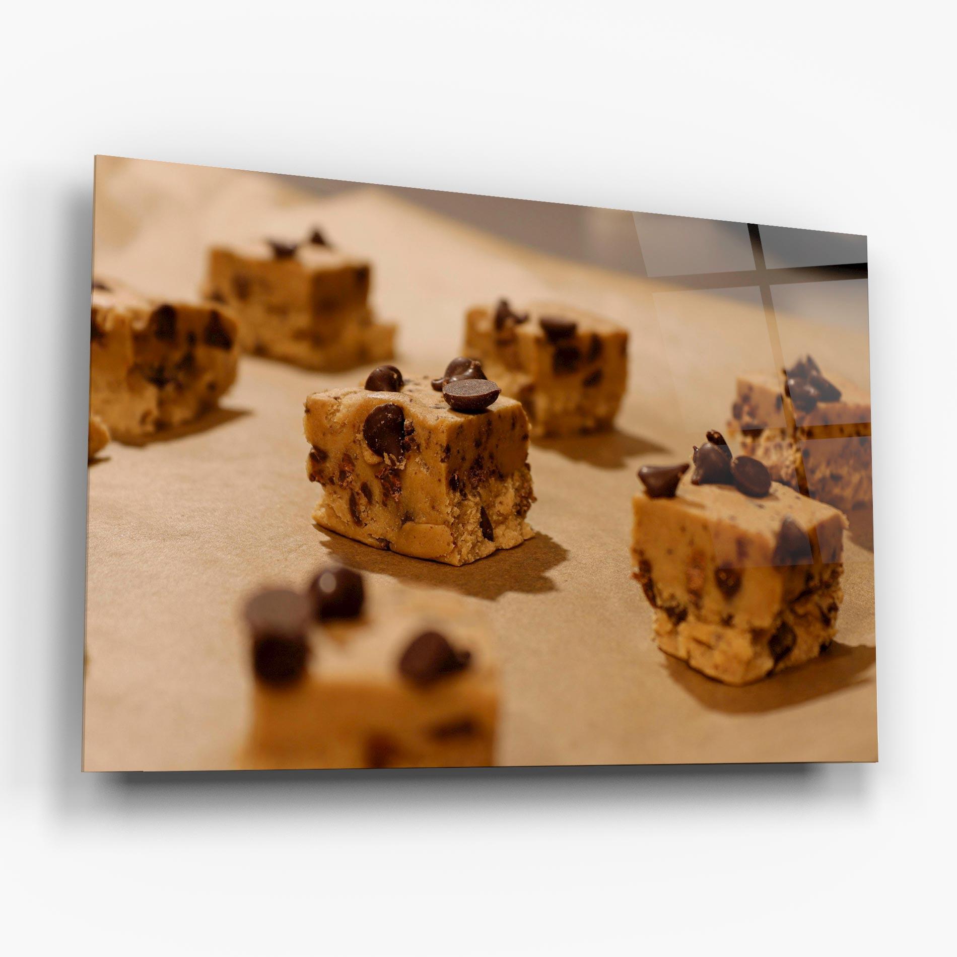 Glasbild Caramel Cake mockup 6