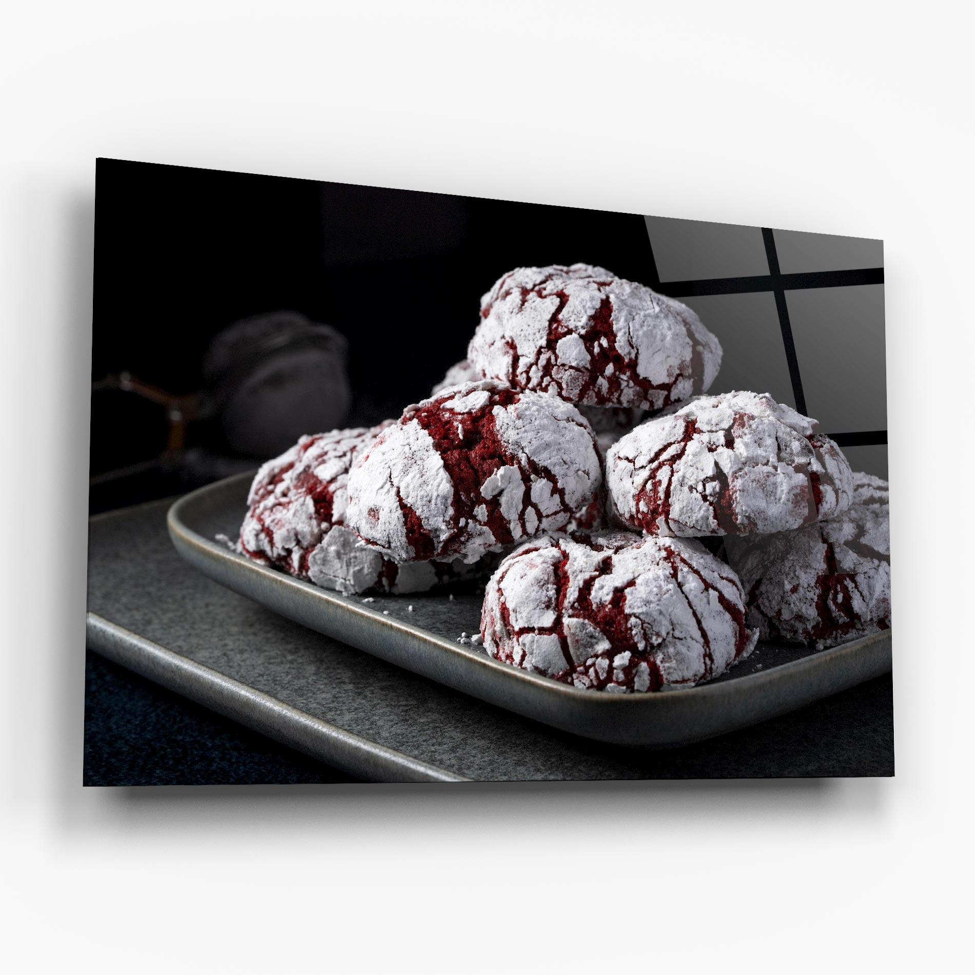 Glasbild Cherry Cookie mockup 6