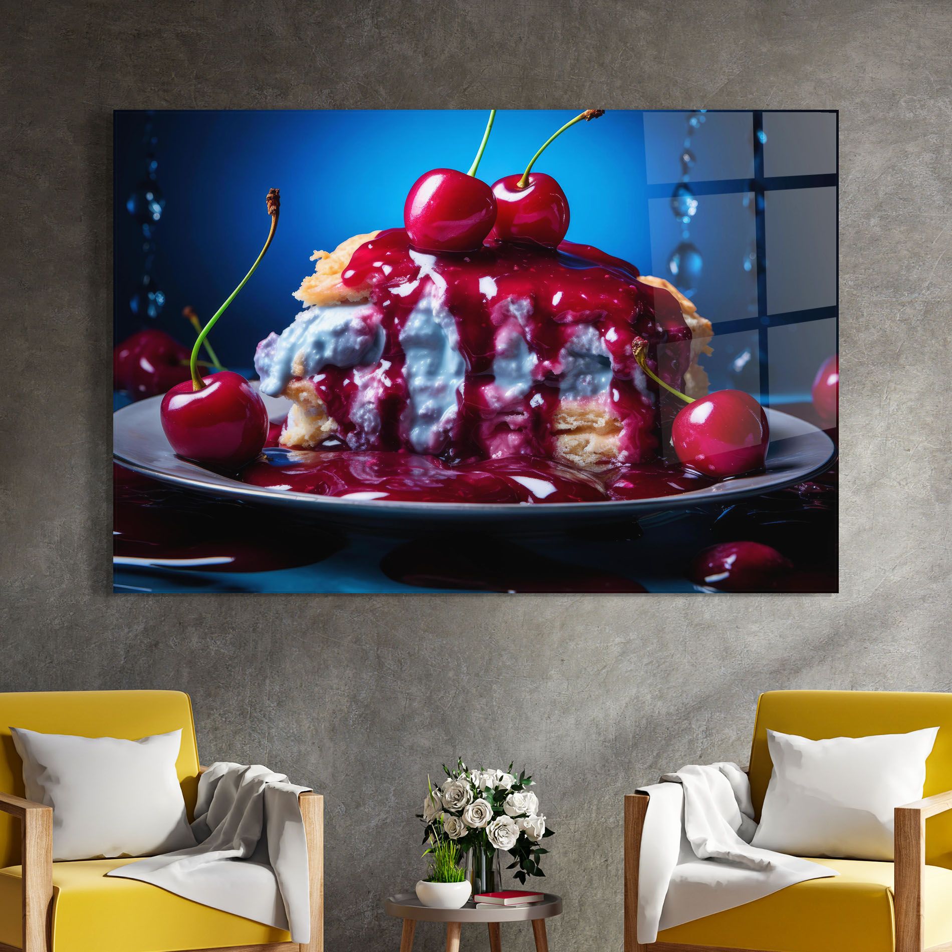 Cake On Blue mockup 4