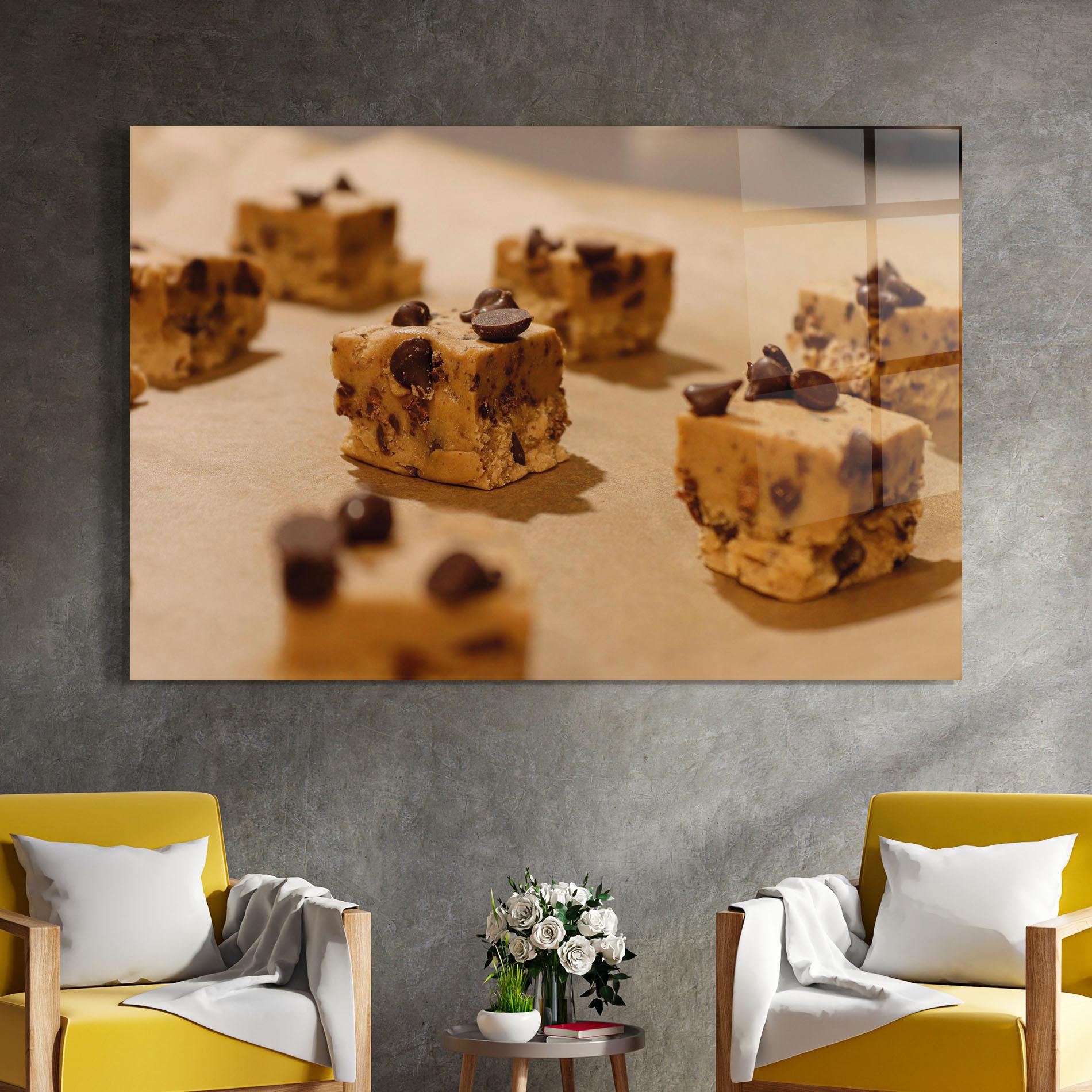 Glasbild Caramel Cake mockup 4