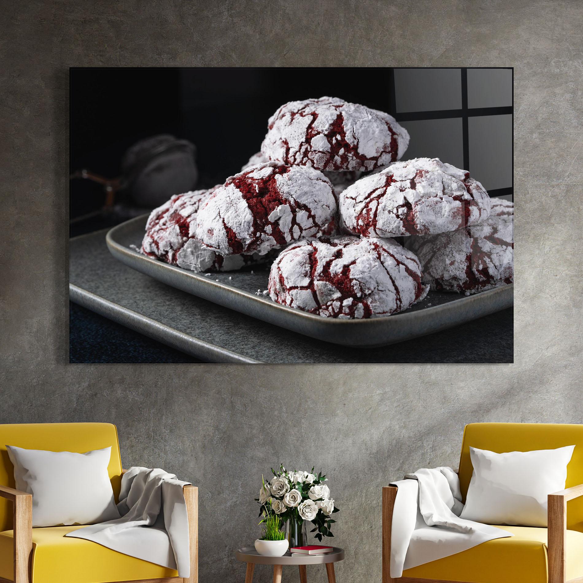 Glasbild Cherry Cookie mockup 4