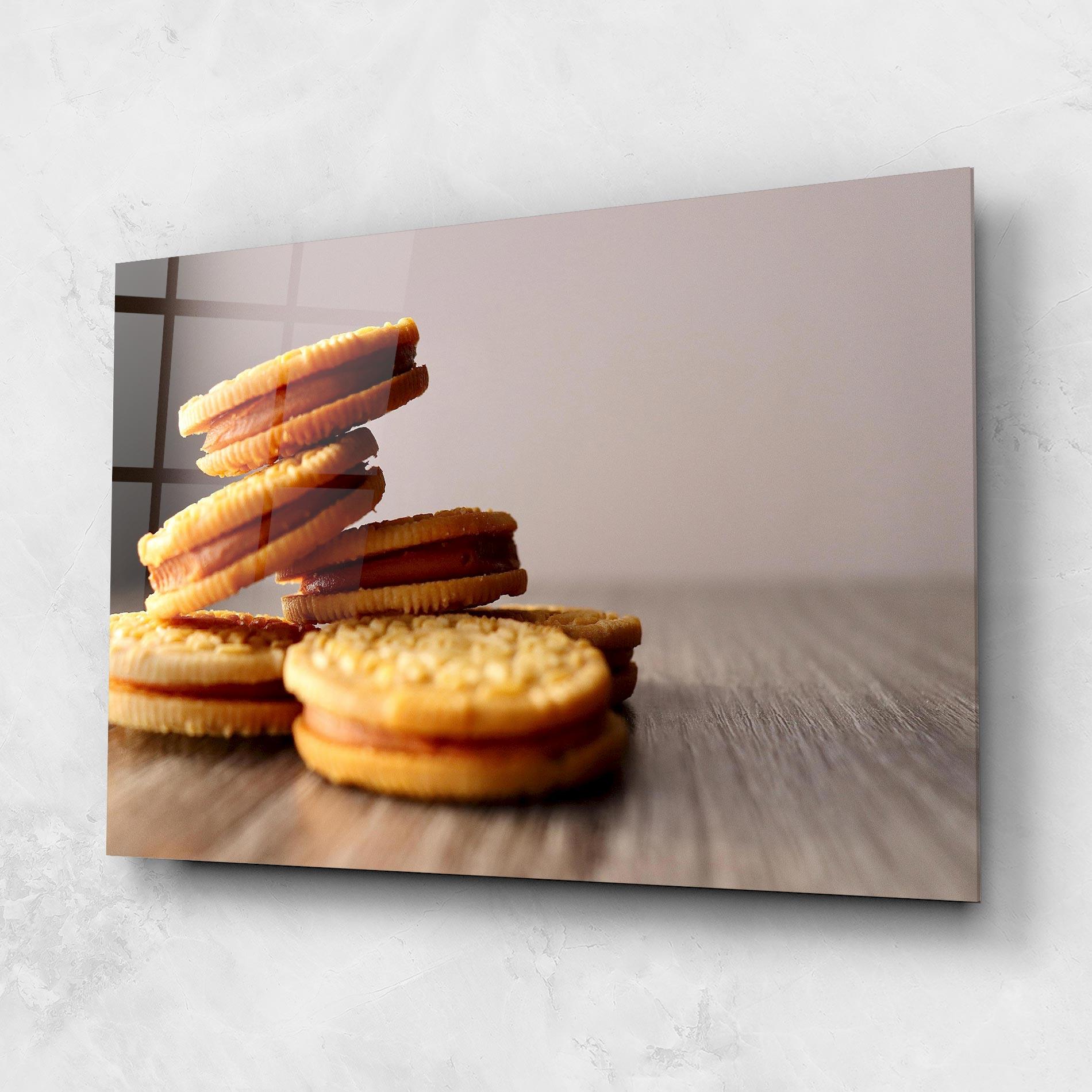 Glasbild Biscuits mockup 1