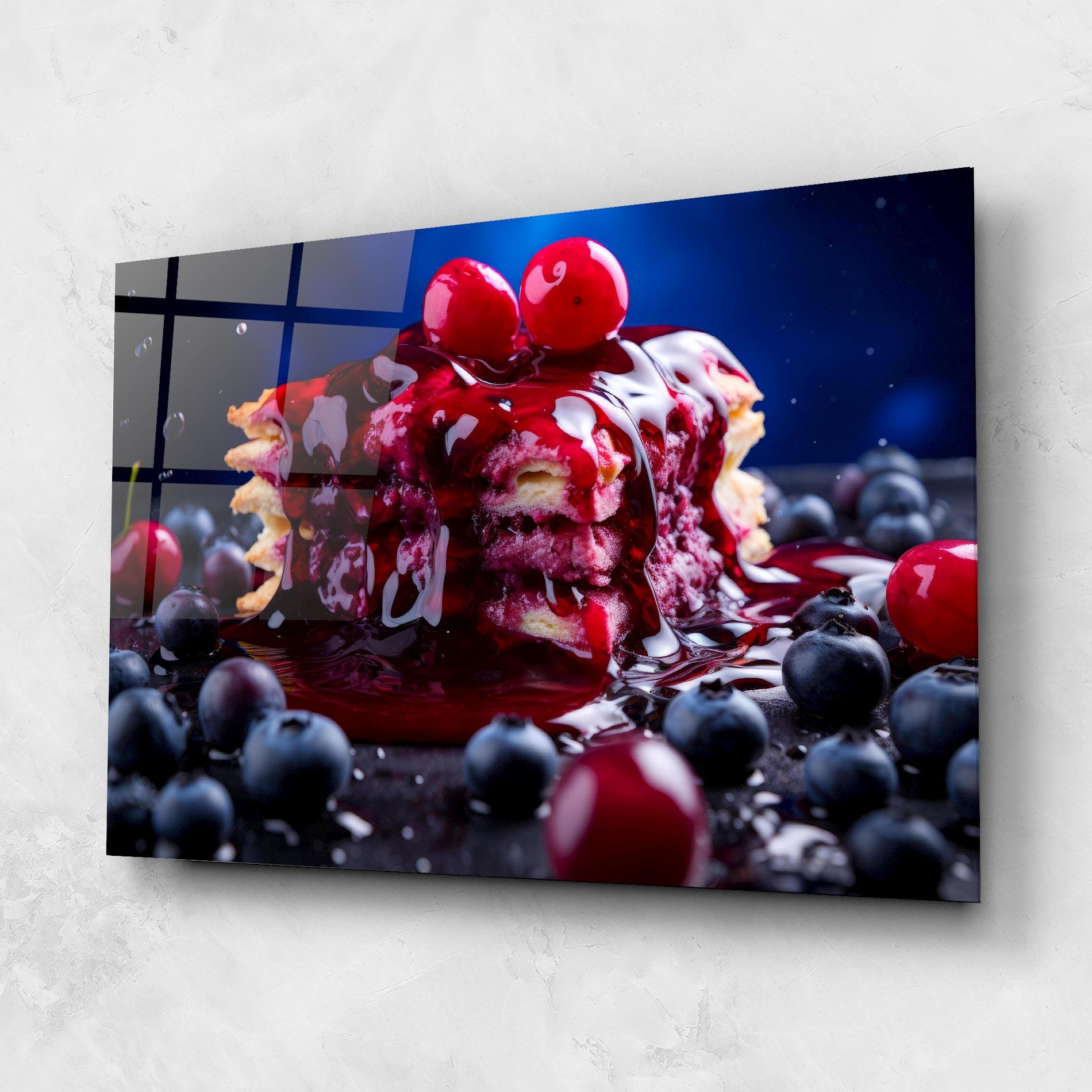 Glasbild Blueberry Syrup mockup 1
