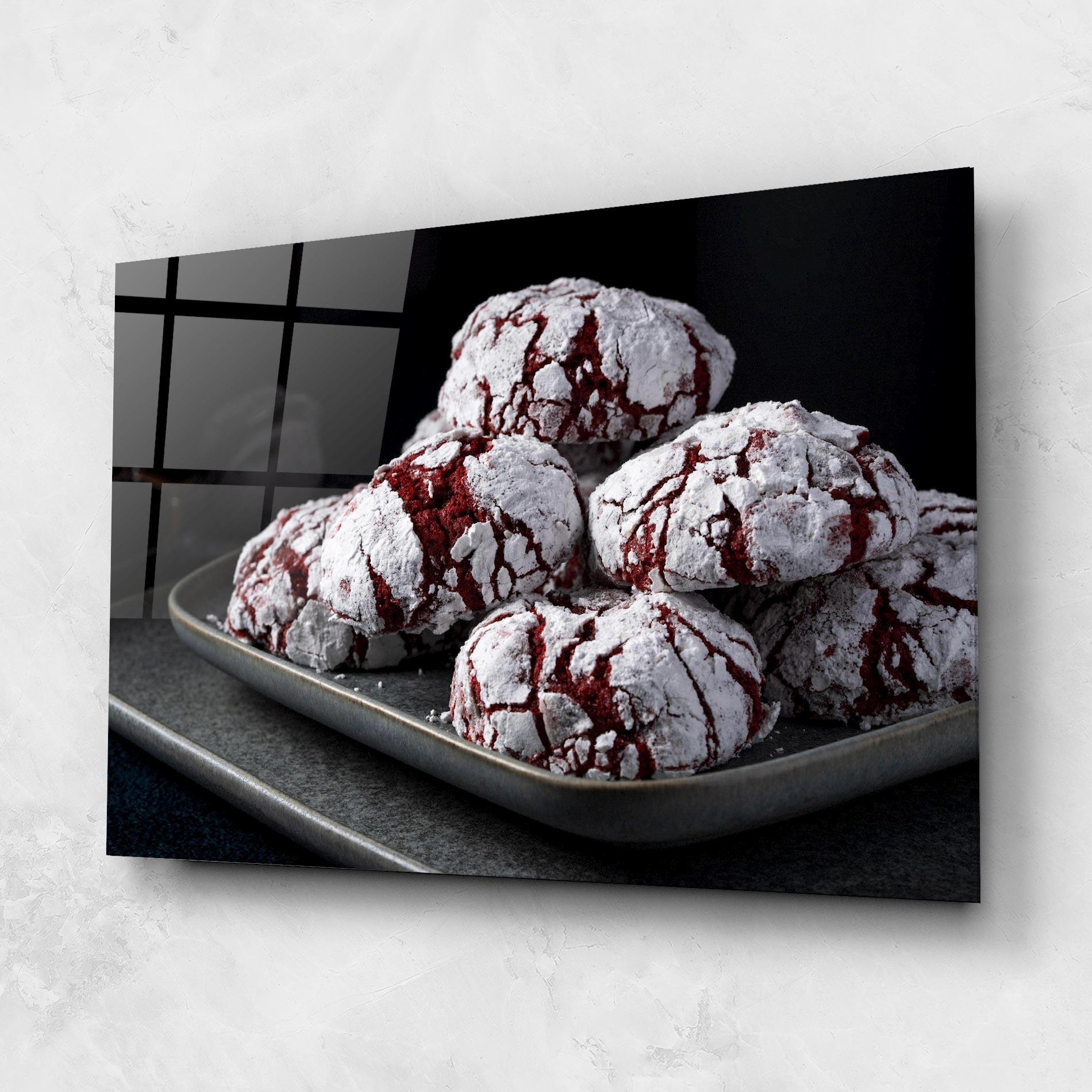 Glasbild Cherry Cookie mockup 1