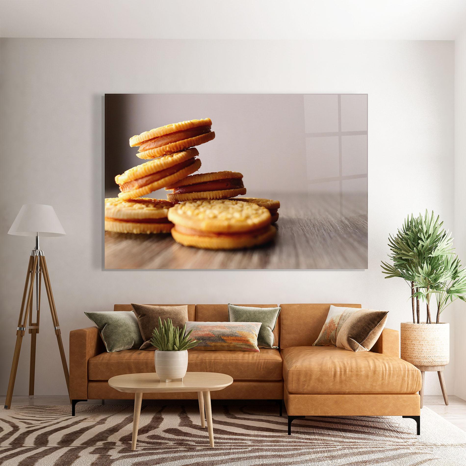Glasbild Biscuits mockup 7