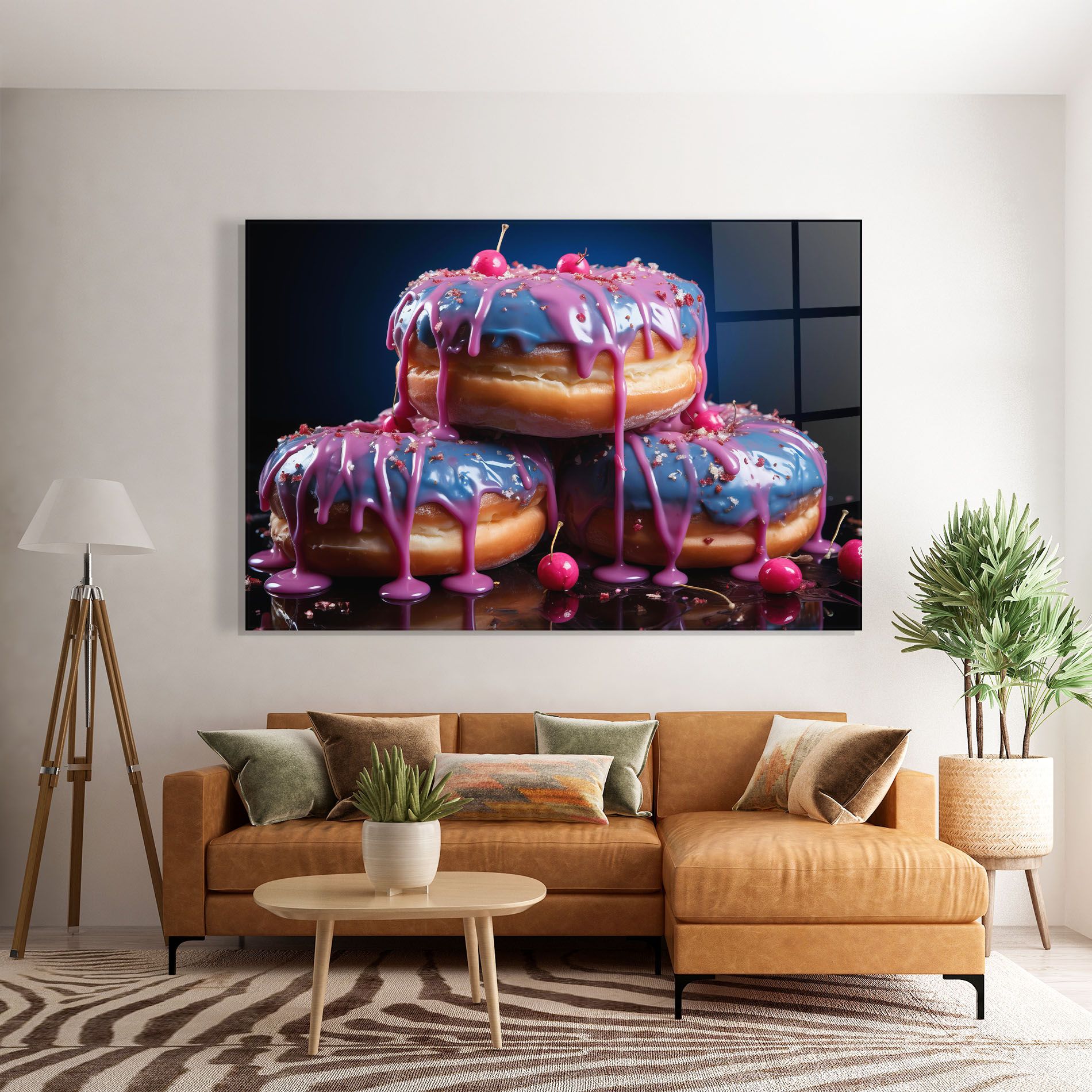 Blue Pink Donuts mockup 7