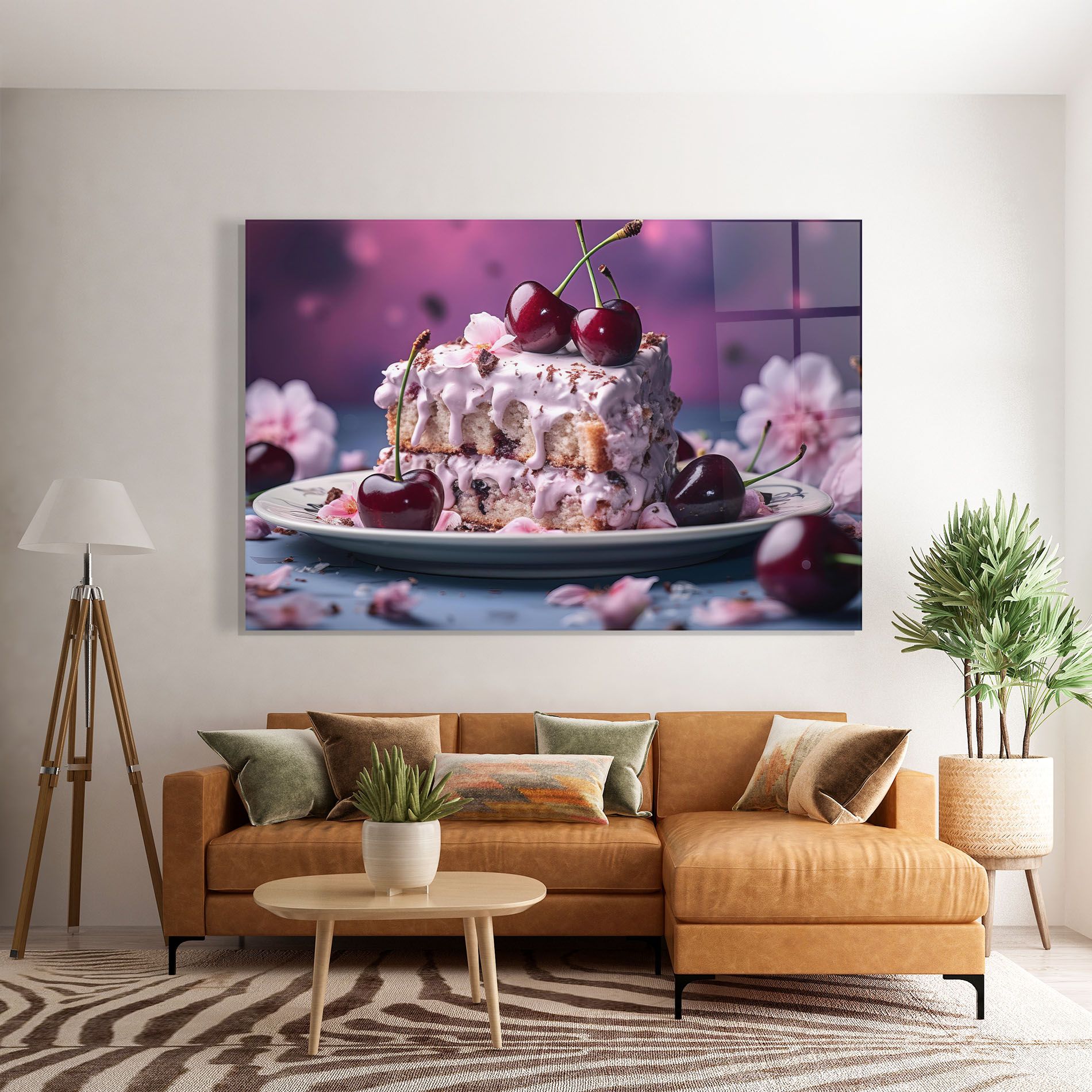 Cherries Plate mockup 7