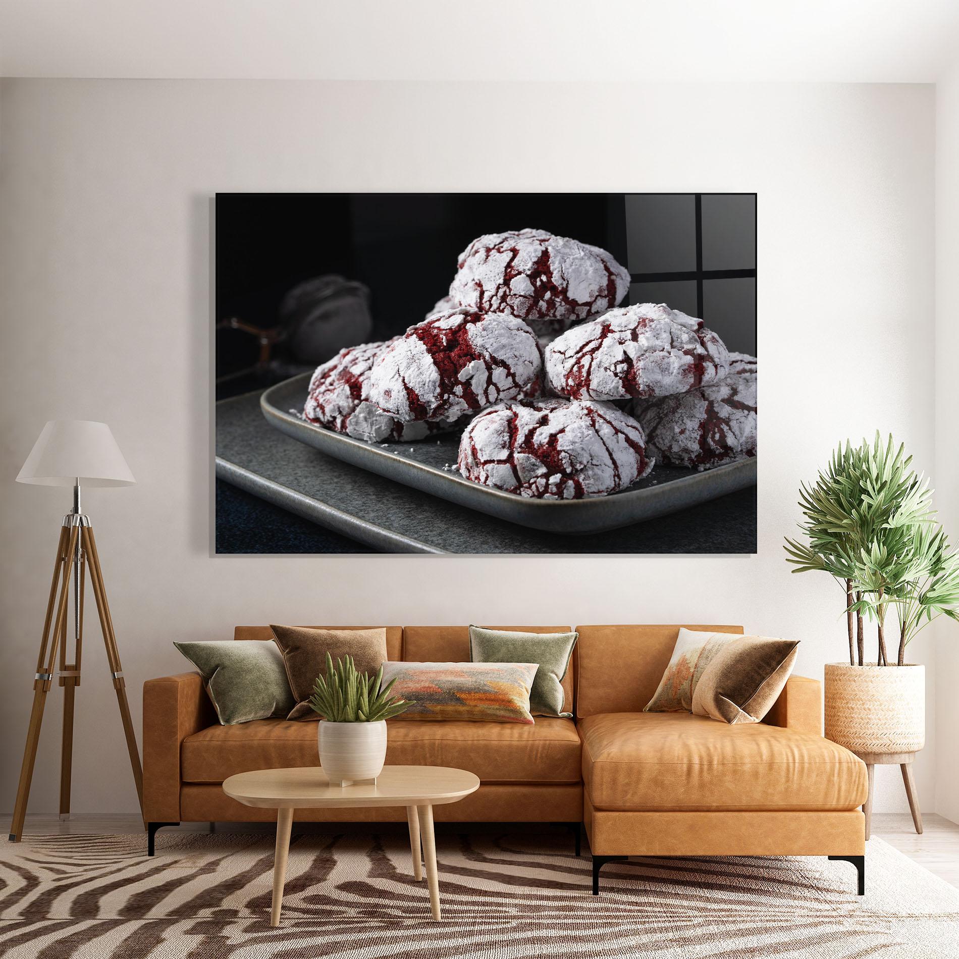Glasbild Cherry Cookie mockup 7