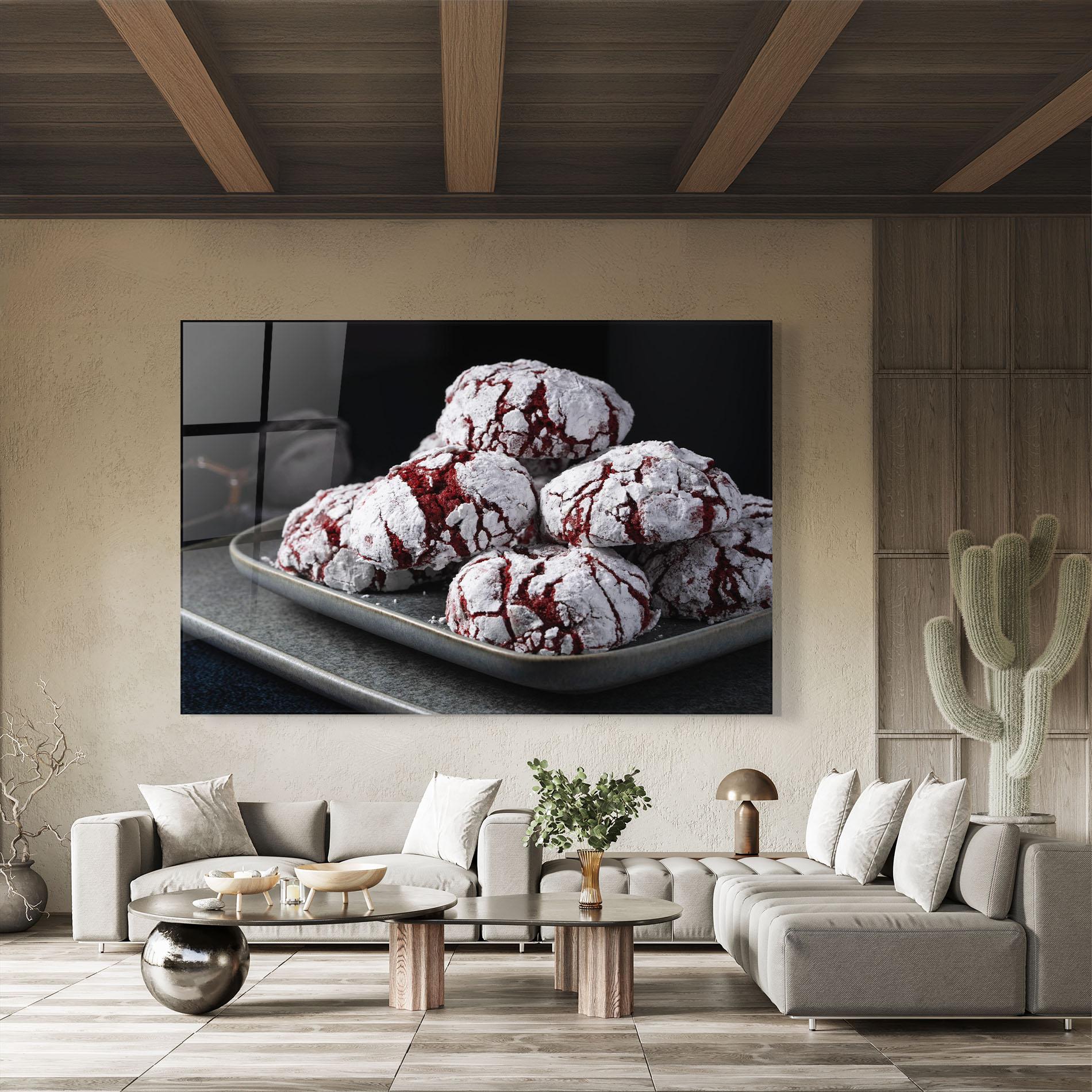 Glasbild Cherry Cookie mockup 8