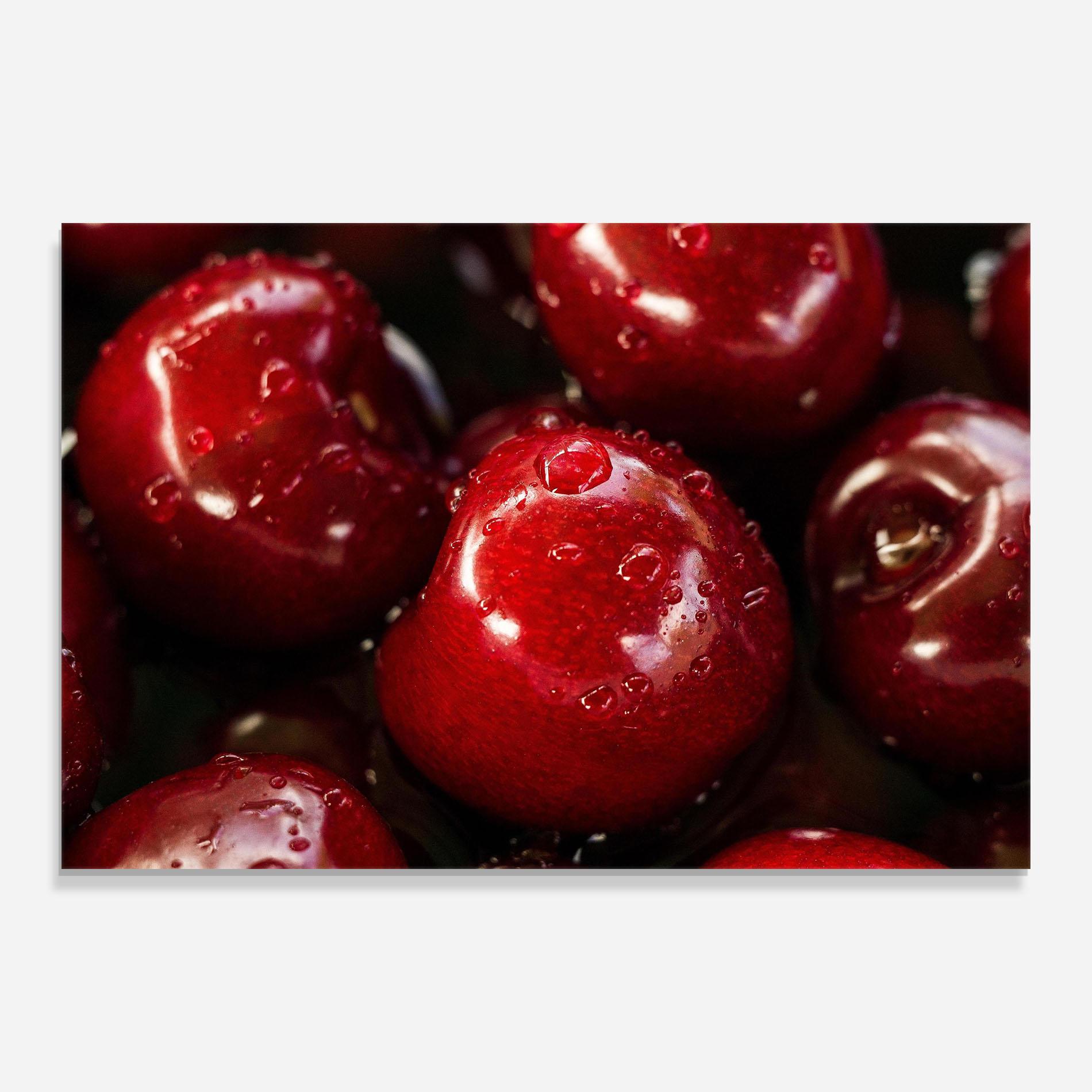 Glasbild Cherries mockup 0