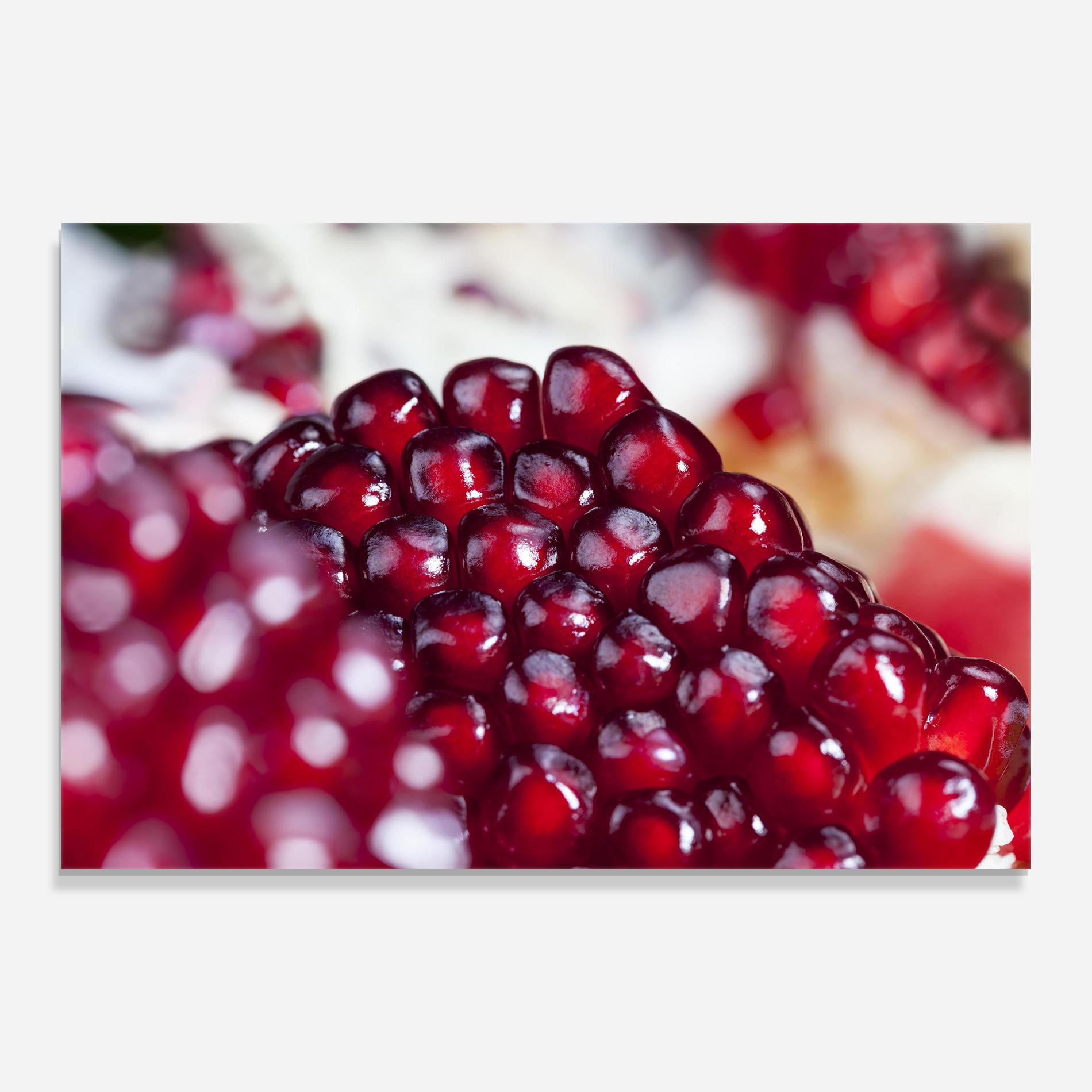 Glasbild Close Up Pomegranate mockup 0