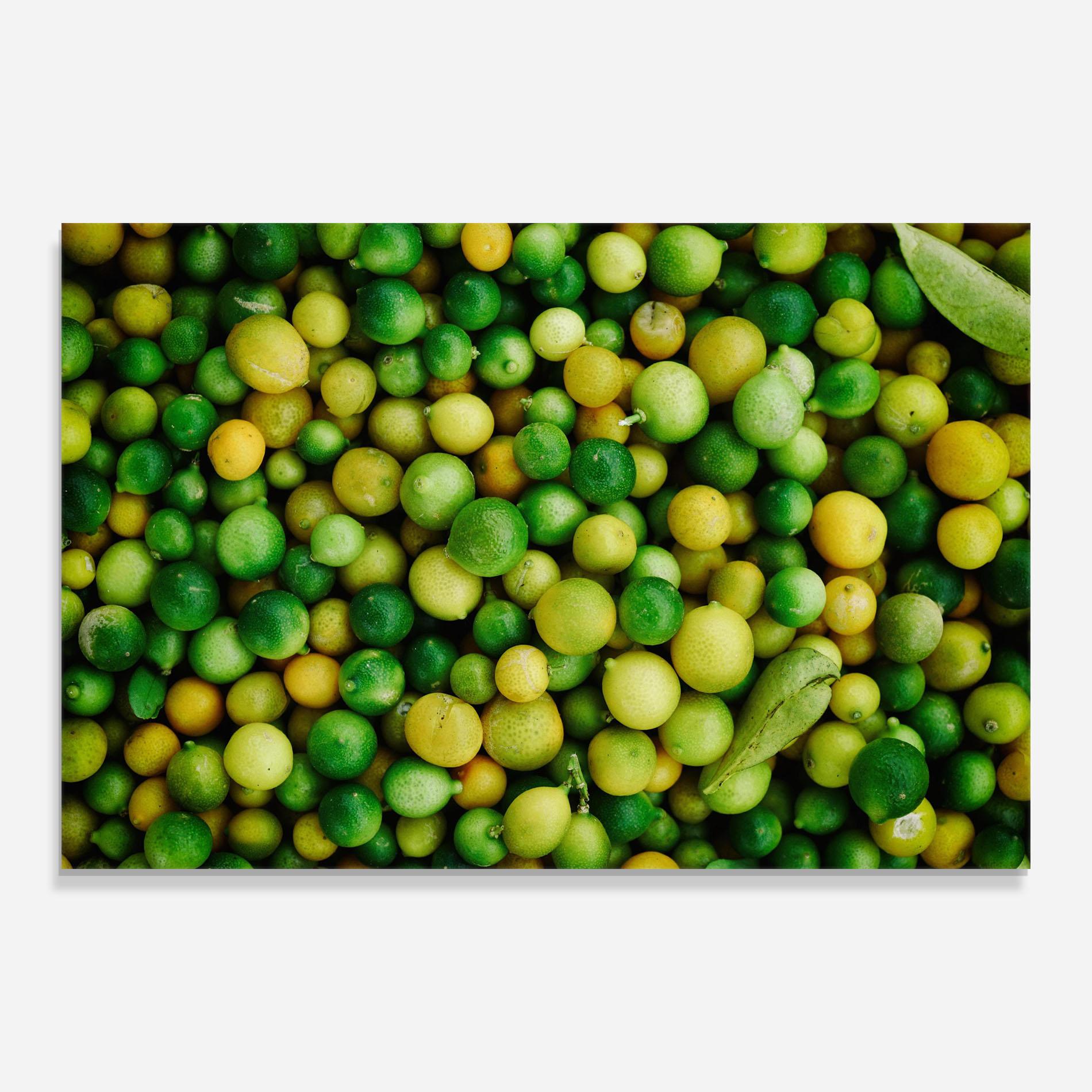 Glasbild Green Lime mockup 0