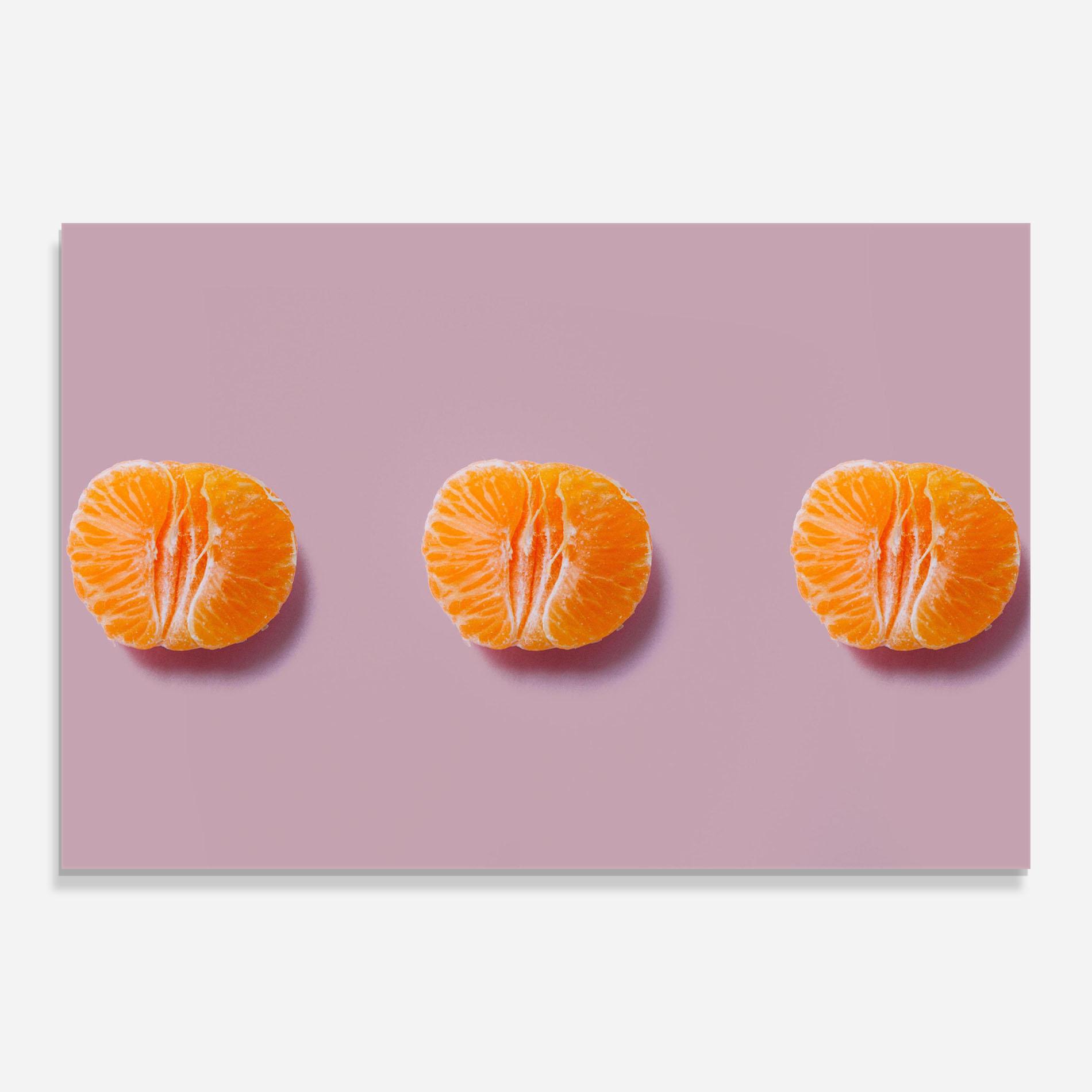 Glasbild Mandarin mockup 0