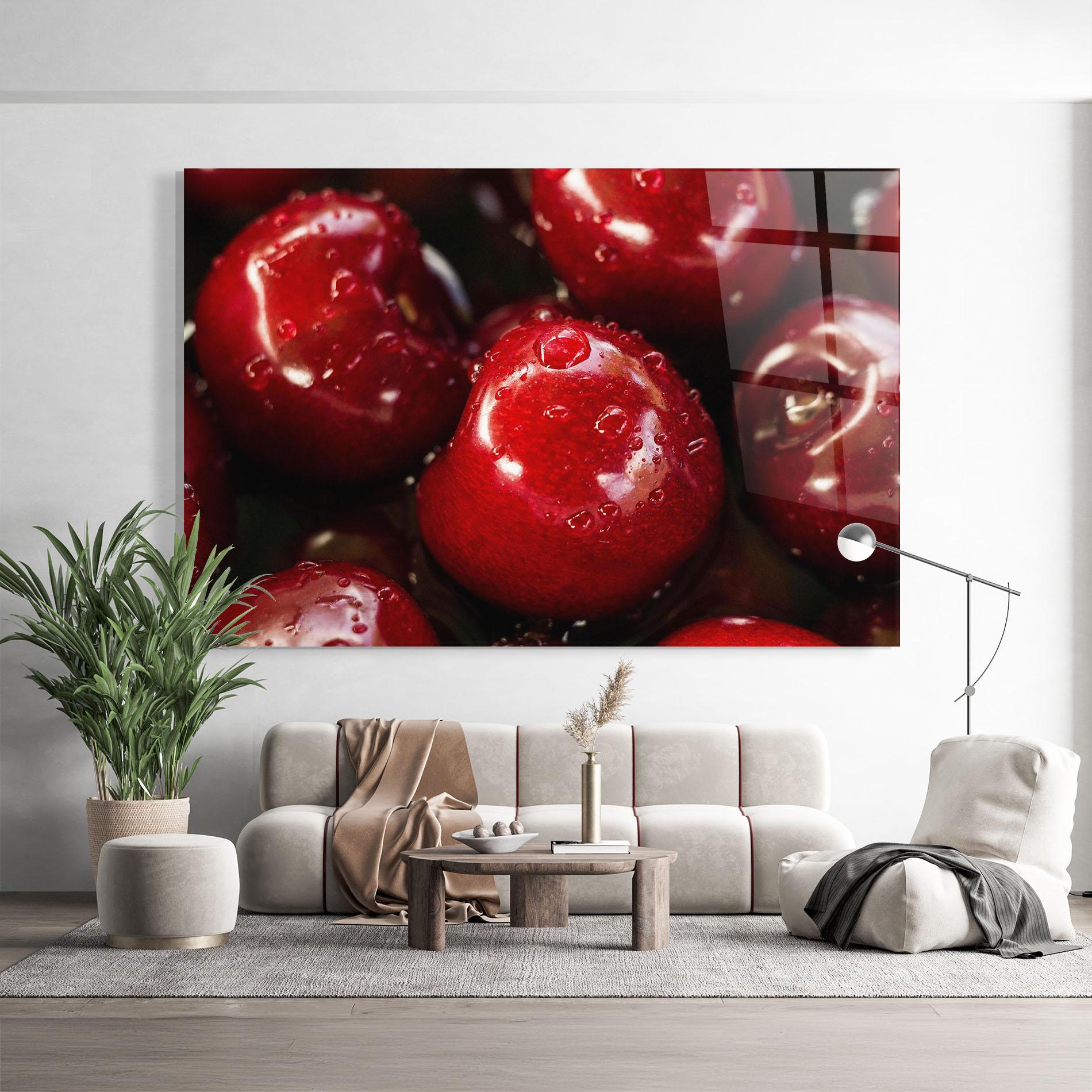 Glasbild Cherries mockup 9