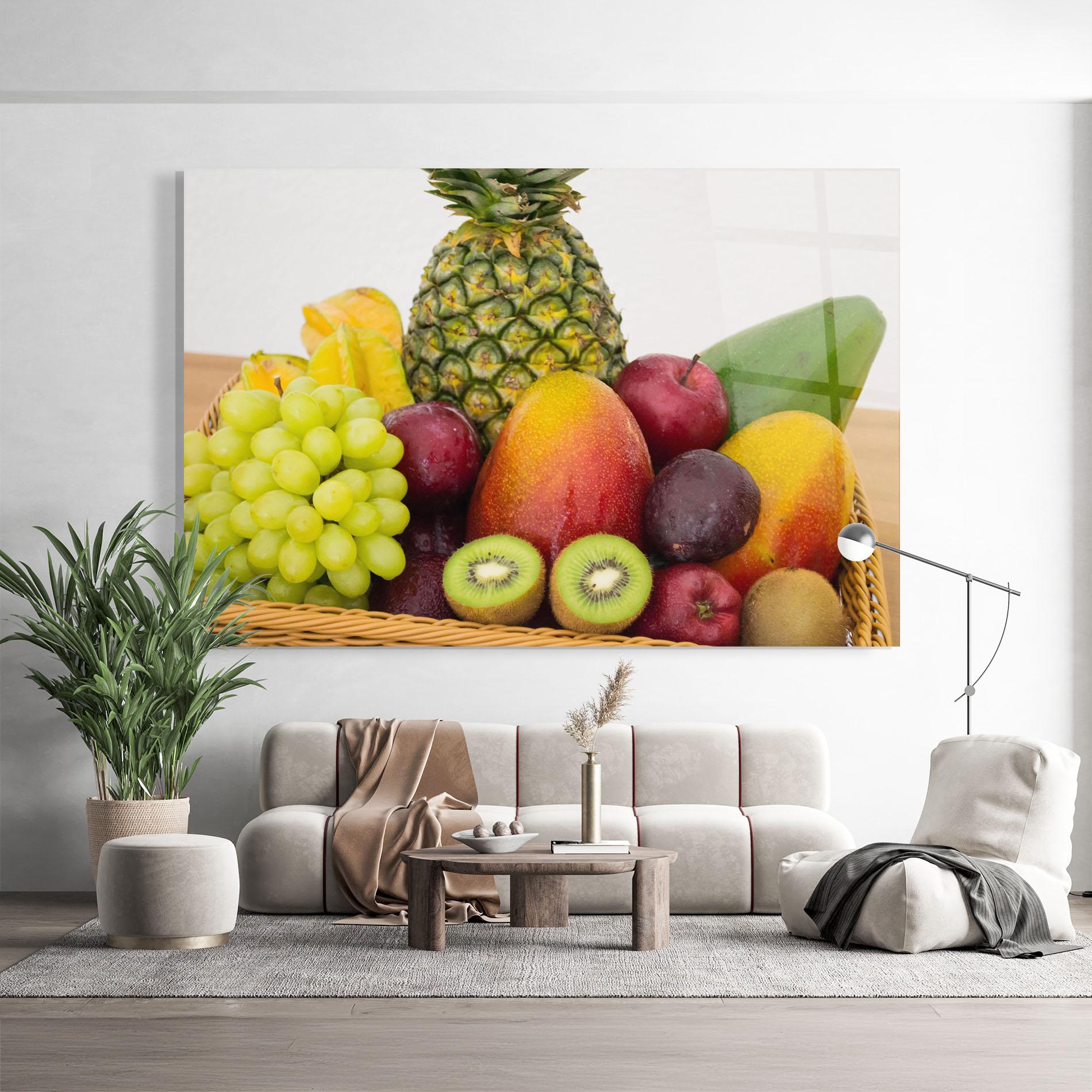 Glasbild Fruit Basket mockup 9