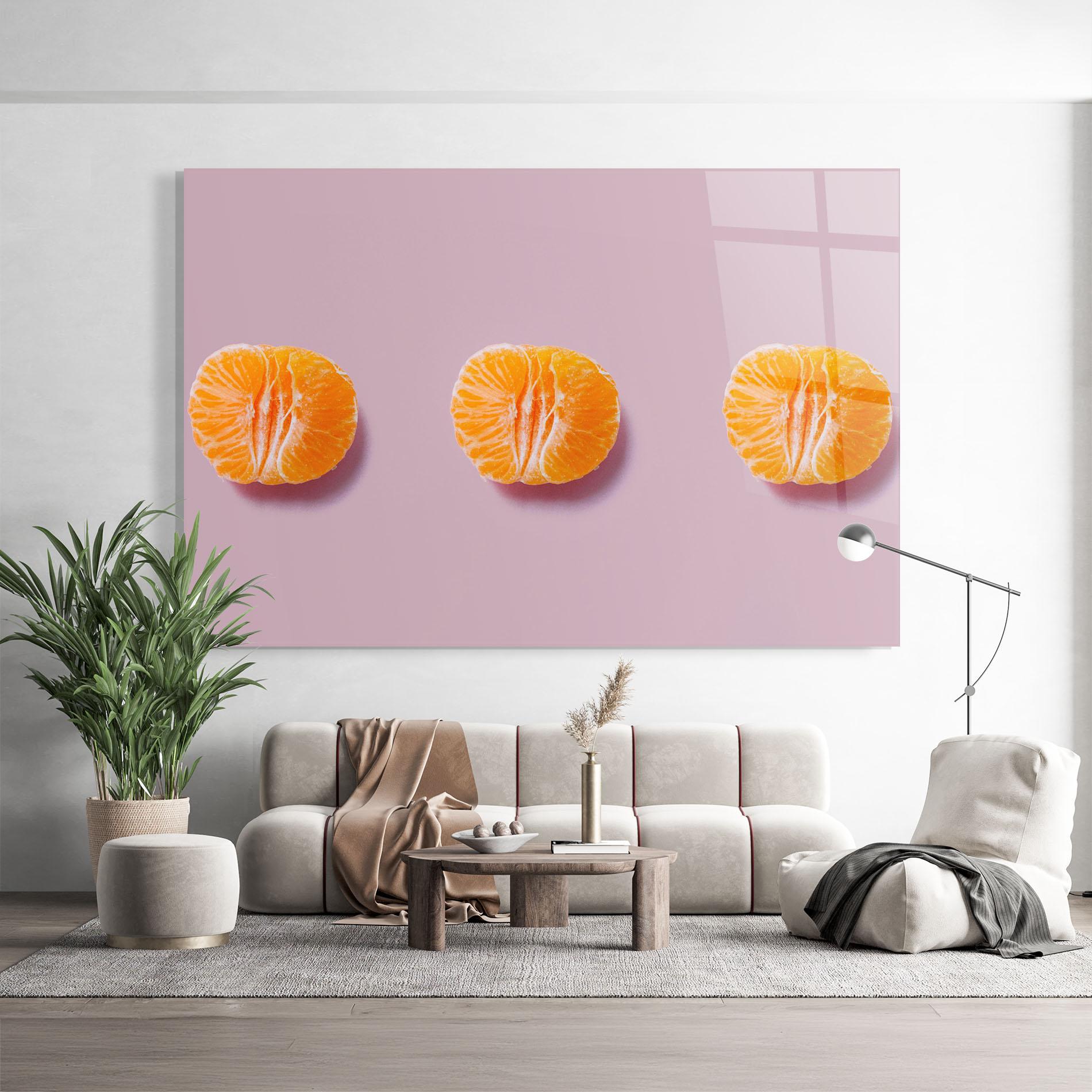 Glasbild Mandarin mockup 9