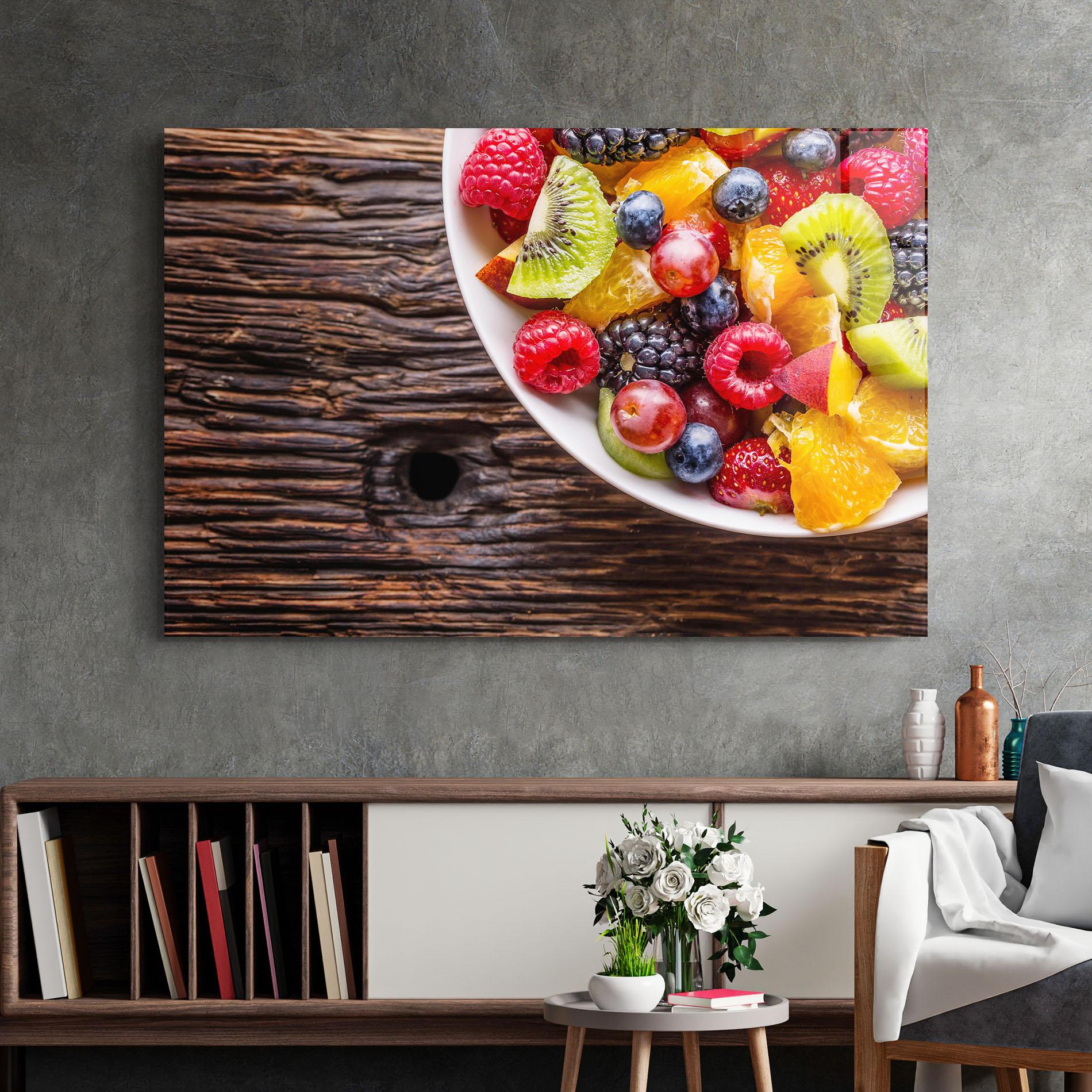 Glasbild Fresh Fruit Salad mockup 2