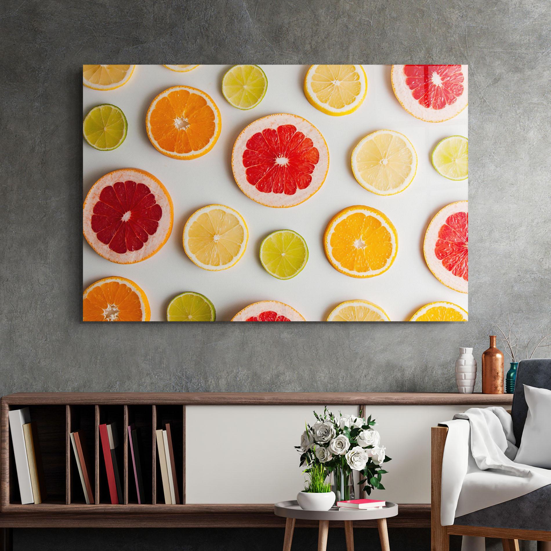 Glasbild Grapefruit Mix mockup 2