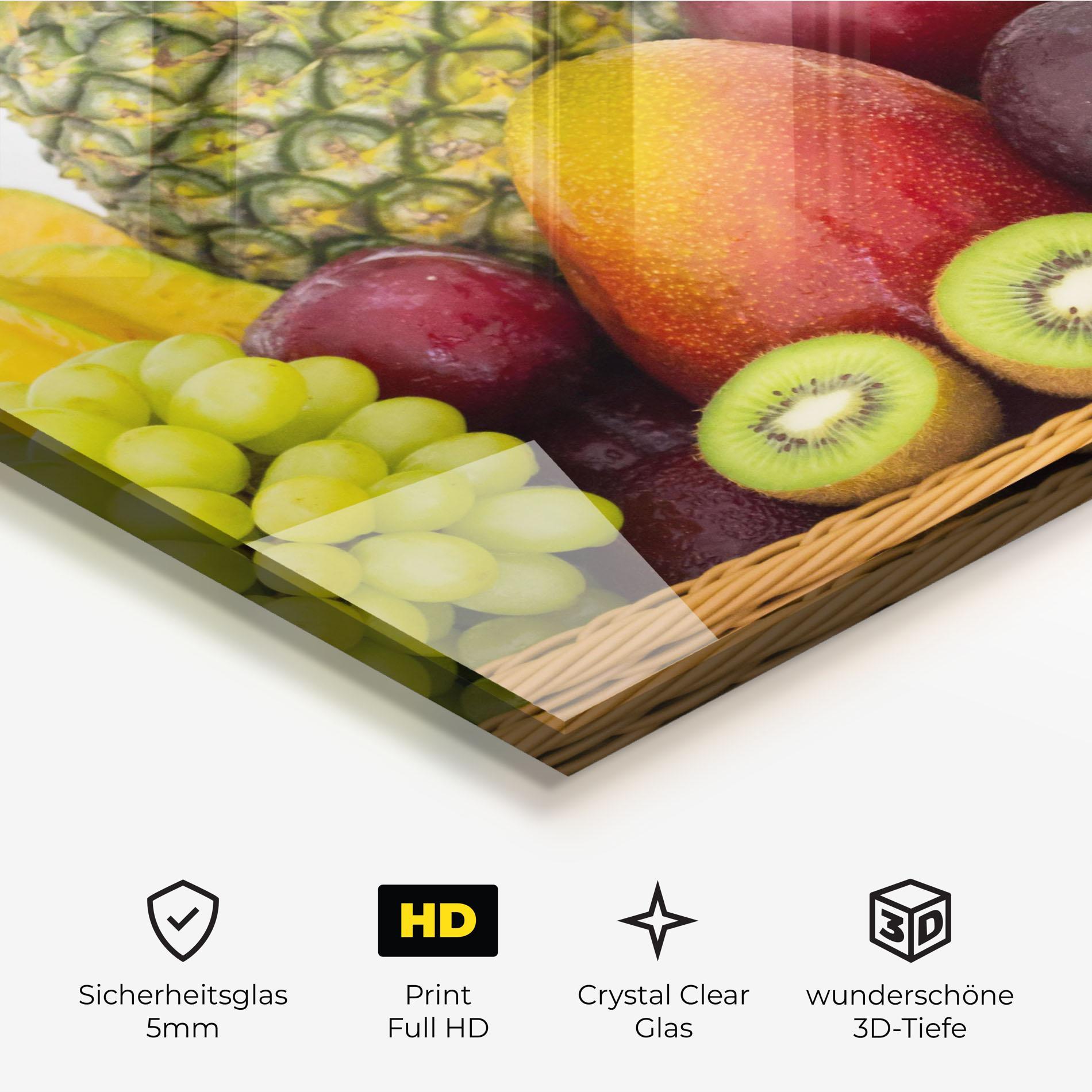 Glasbild Fruit Basket mockup 3