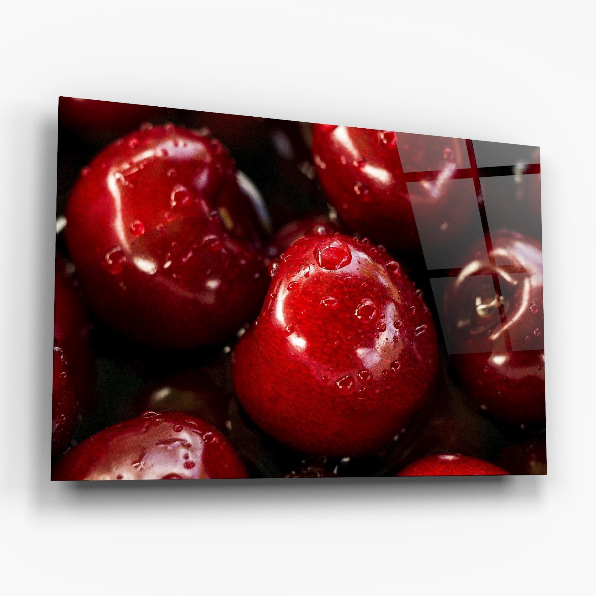 Glasbild Cherries mockup 6