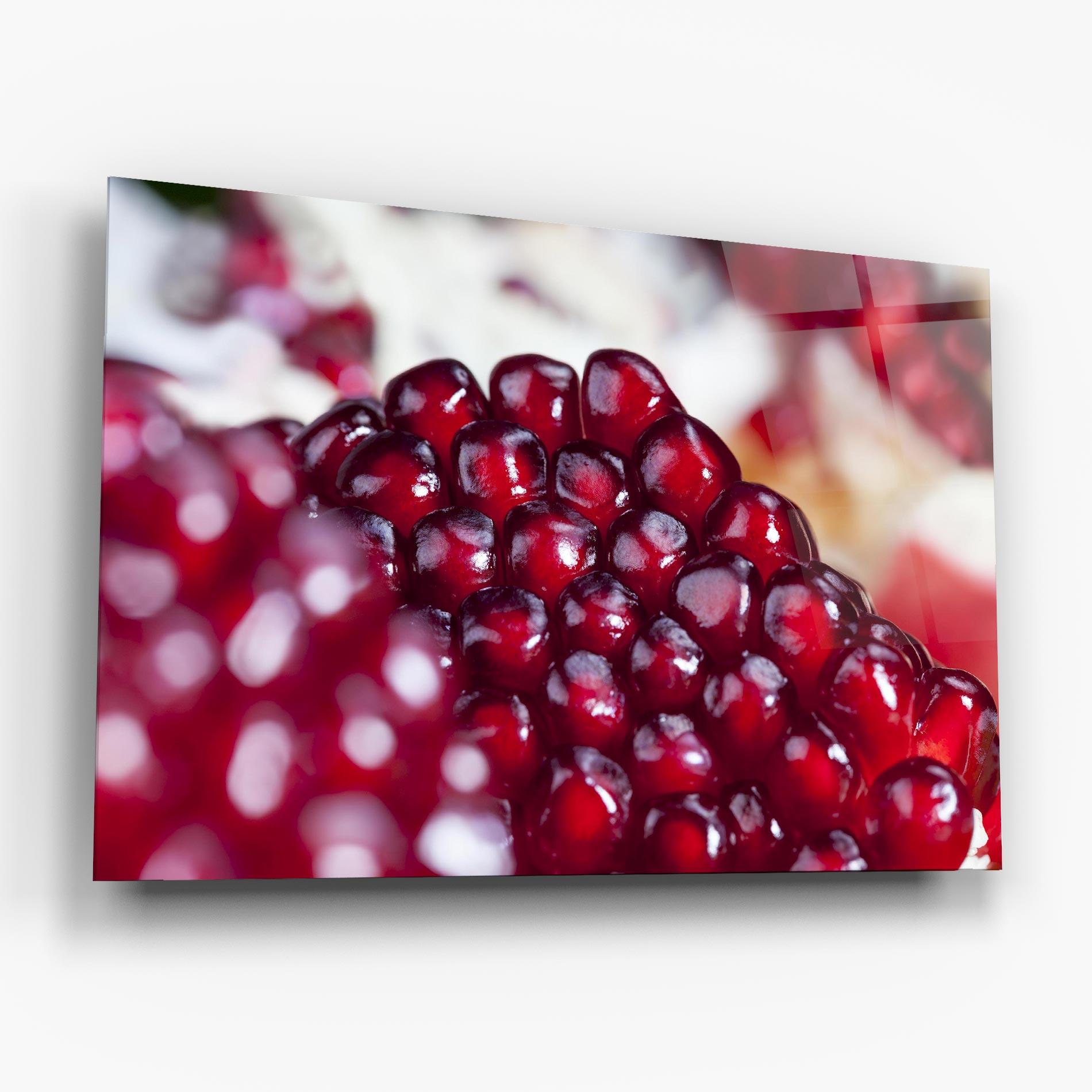 Glasbild Close Up Pomegranate mockup 6