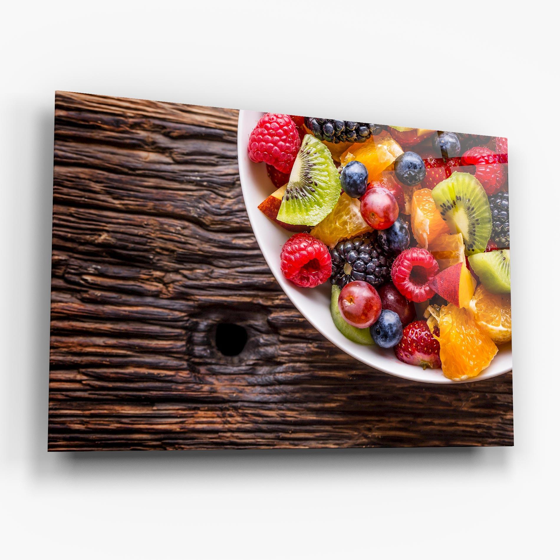 Glasbild Fresh Fruit Salad mockup 6