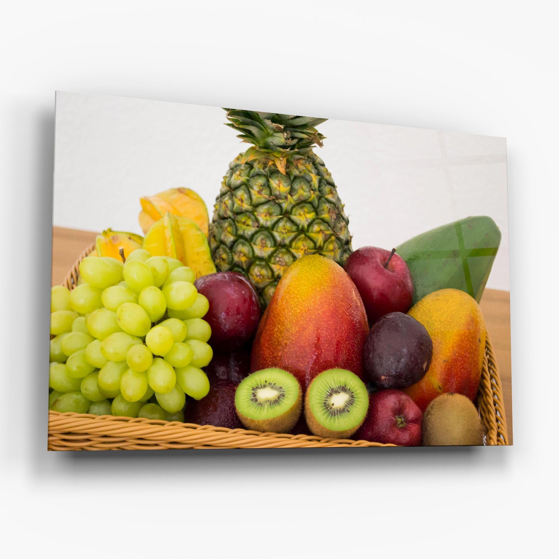 Glasbild Fruit Basket mockup 6